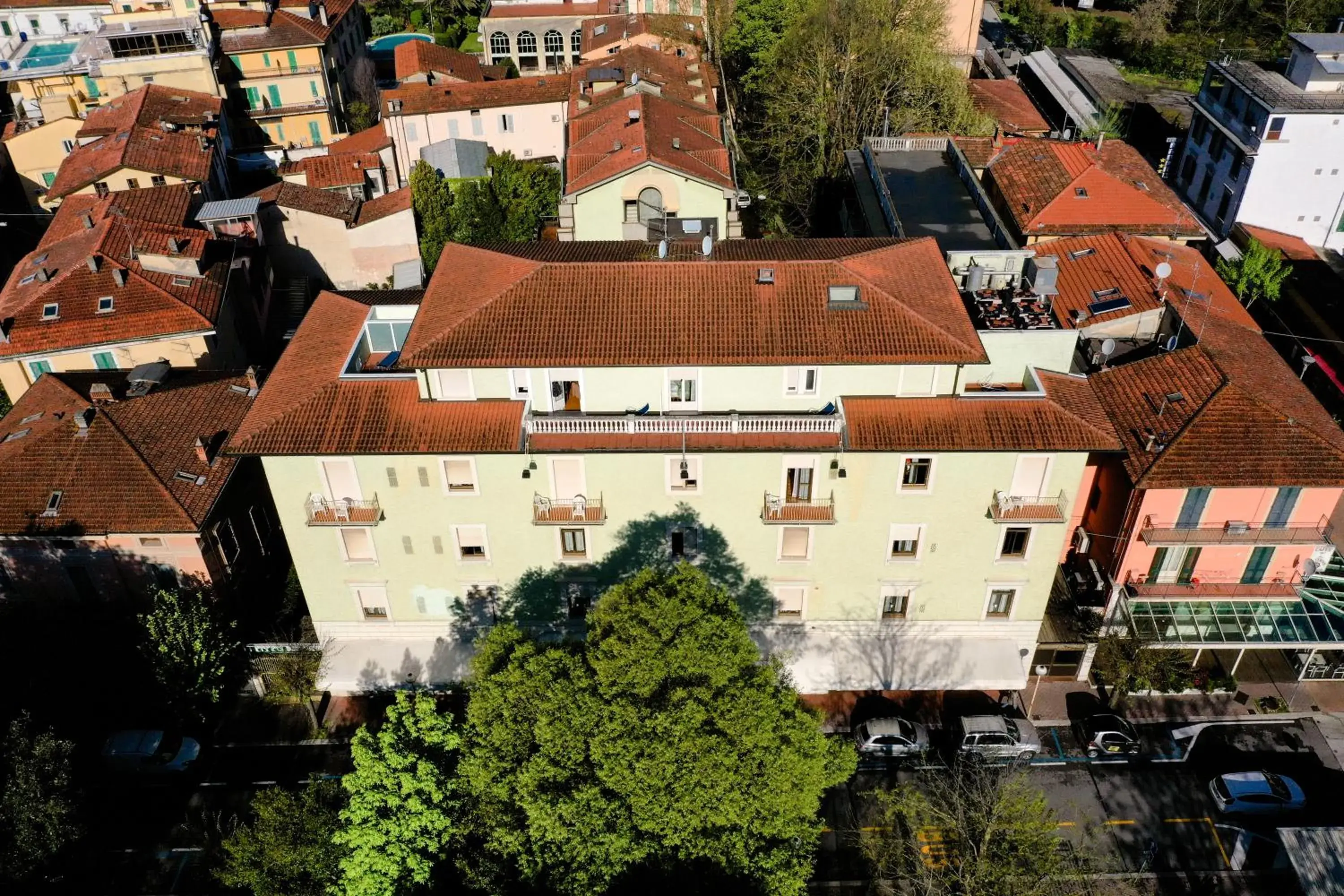 Bird's eye view, Bird's-eye View in Hotel Cappelli