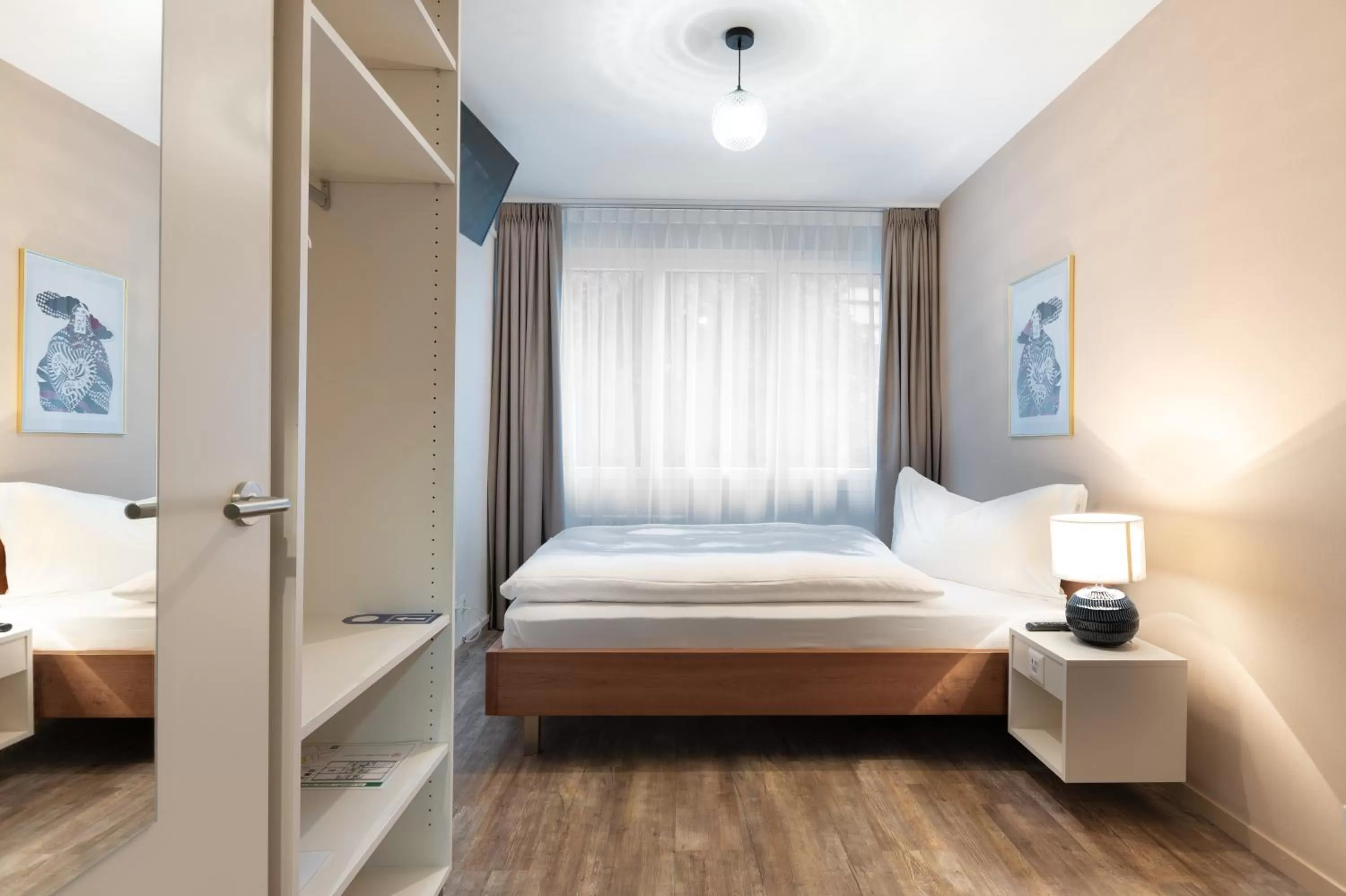 Bed in Hotel Birsighof Basel City Center