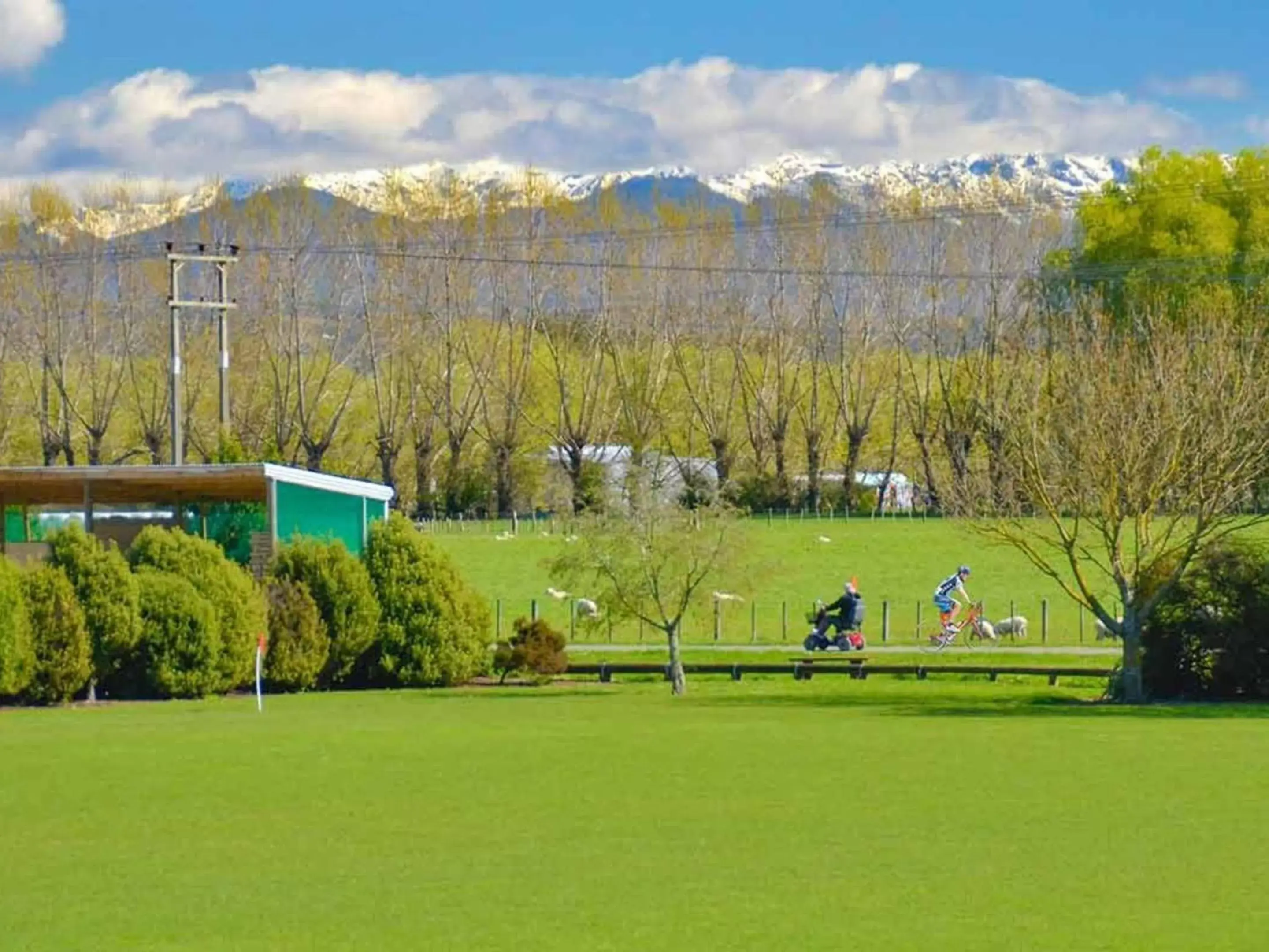 Garden view in Parkside Motel