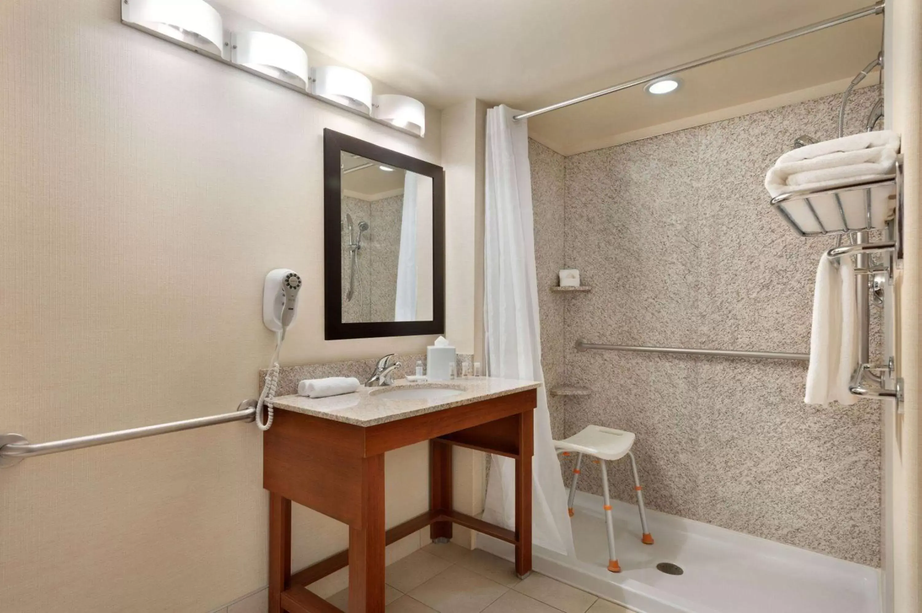 TV and multimedia, Bathroom in Days Inn & Suites by Wyndham Sherwood Park Edmonton