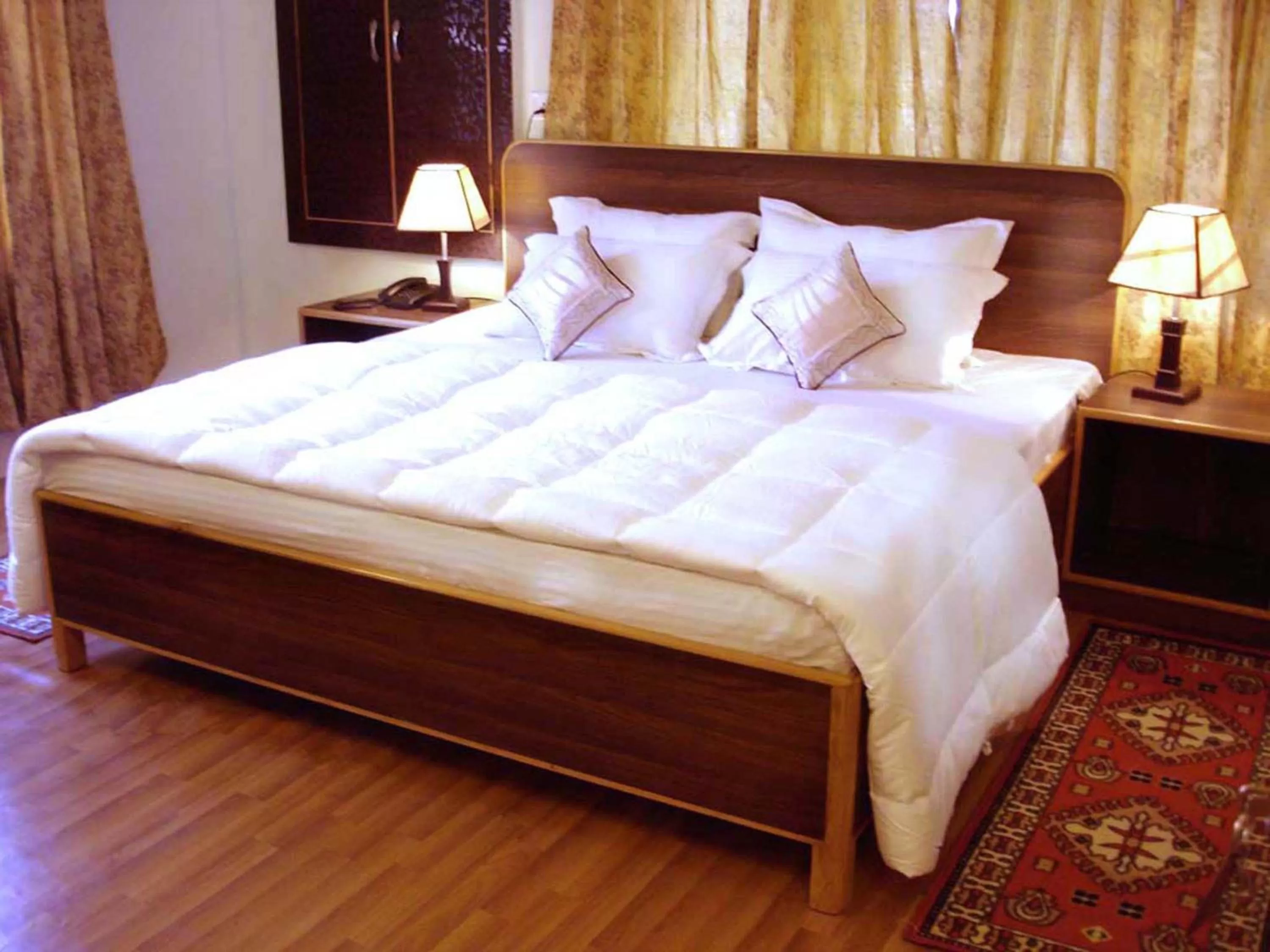 Bed in Ikraam Inn Bed & Breakfast