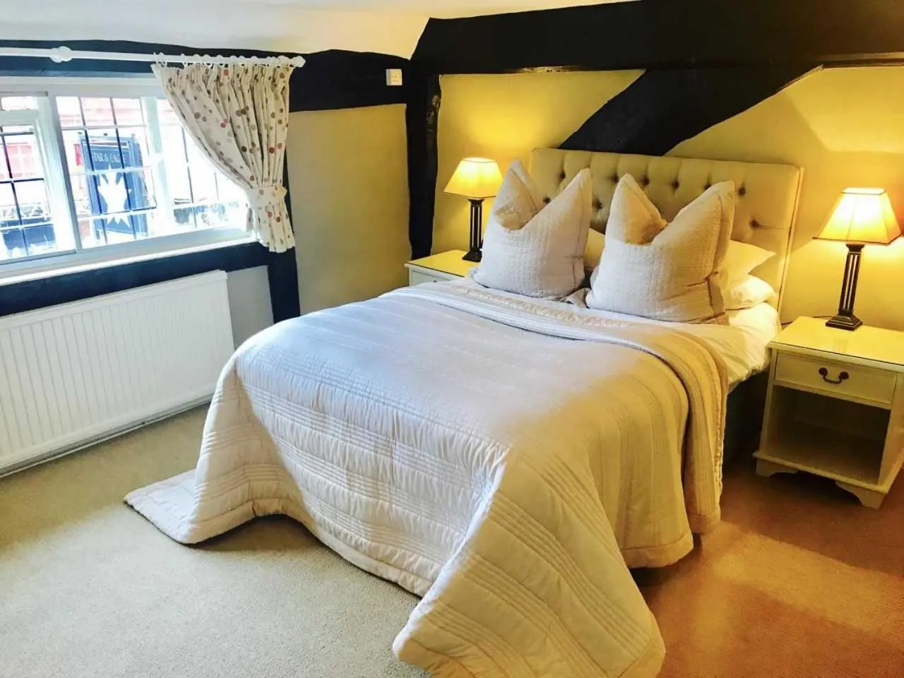 Bed in The Star And Eagle Hotel