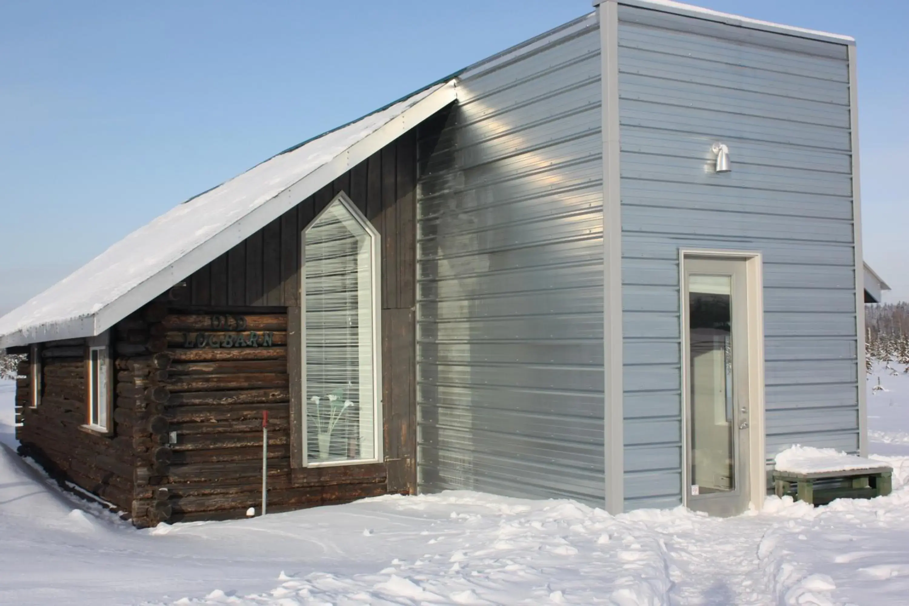 Facade/entrance, Winter in Woodhouse Cottages And Ranch