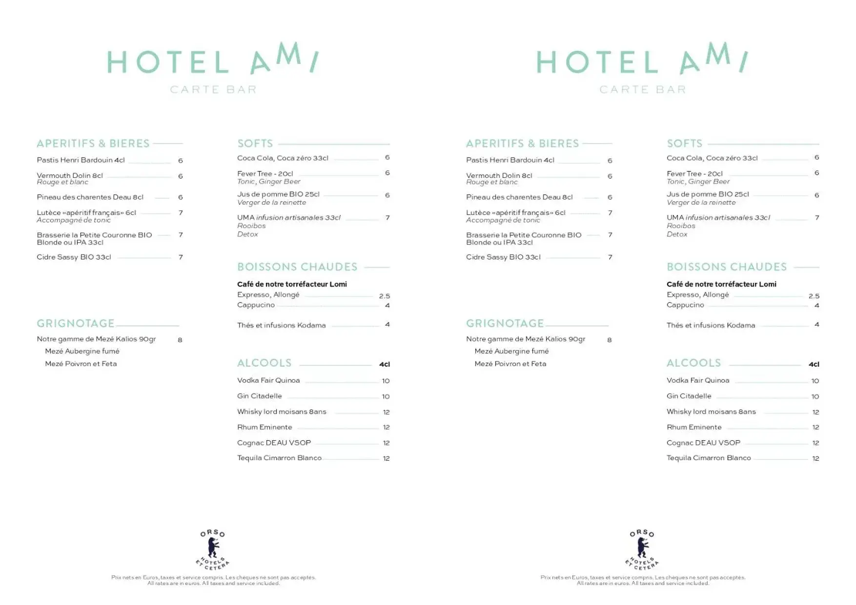 Restaurant/places to eat in Hôtel AMI - Orso Hotels