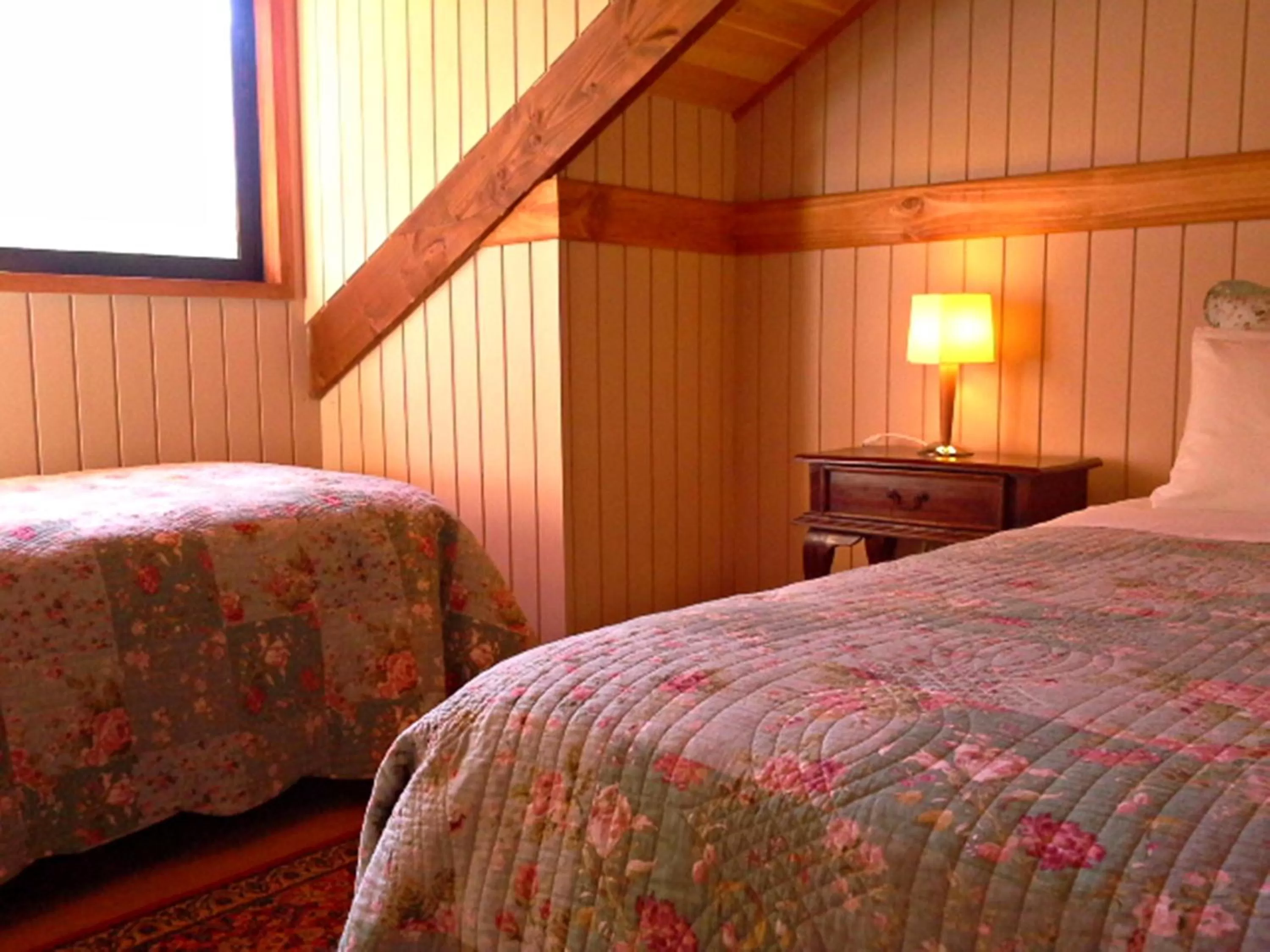 Bed, Room Photo in Hotel Salto del Carileufu