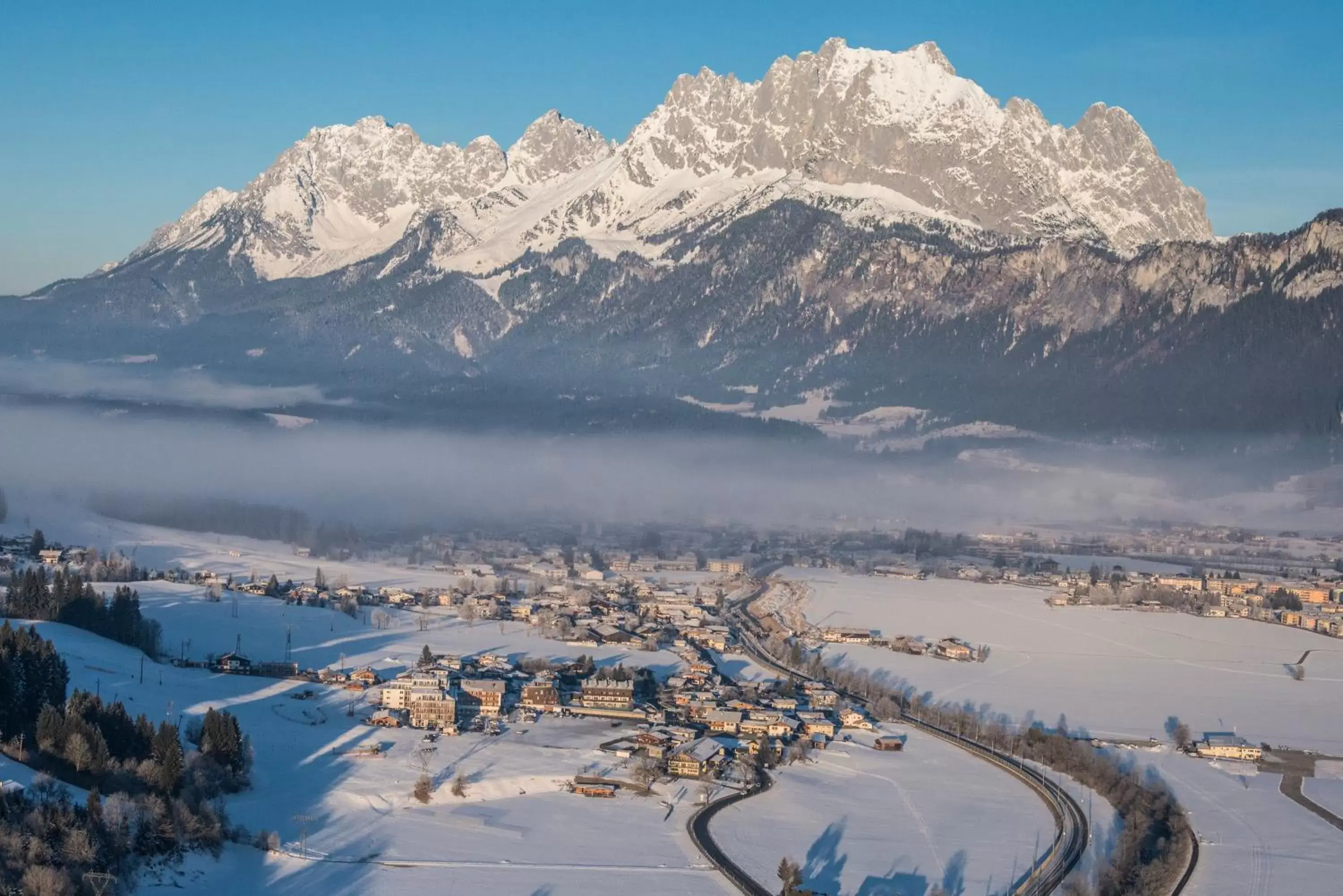 Natural landscape, Winter in Sentido alpenhotel Kaiserfels