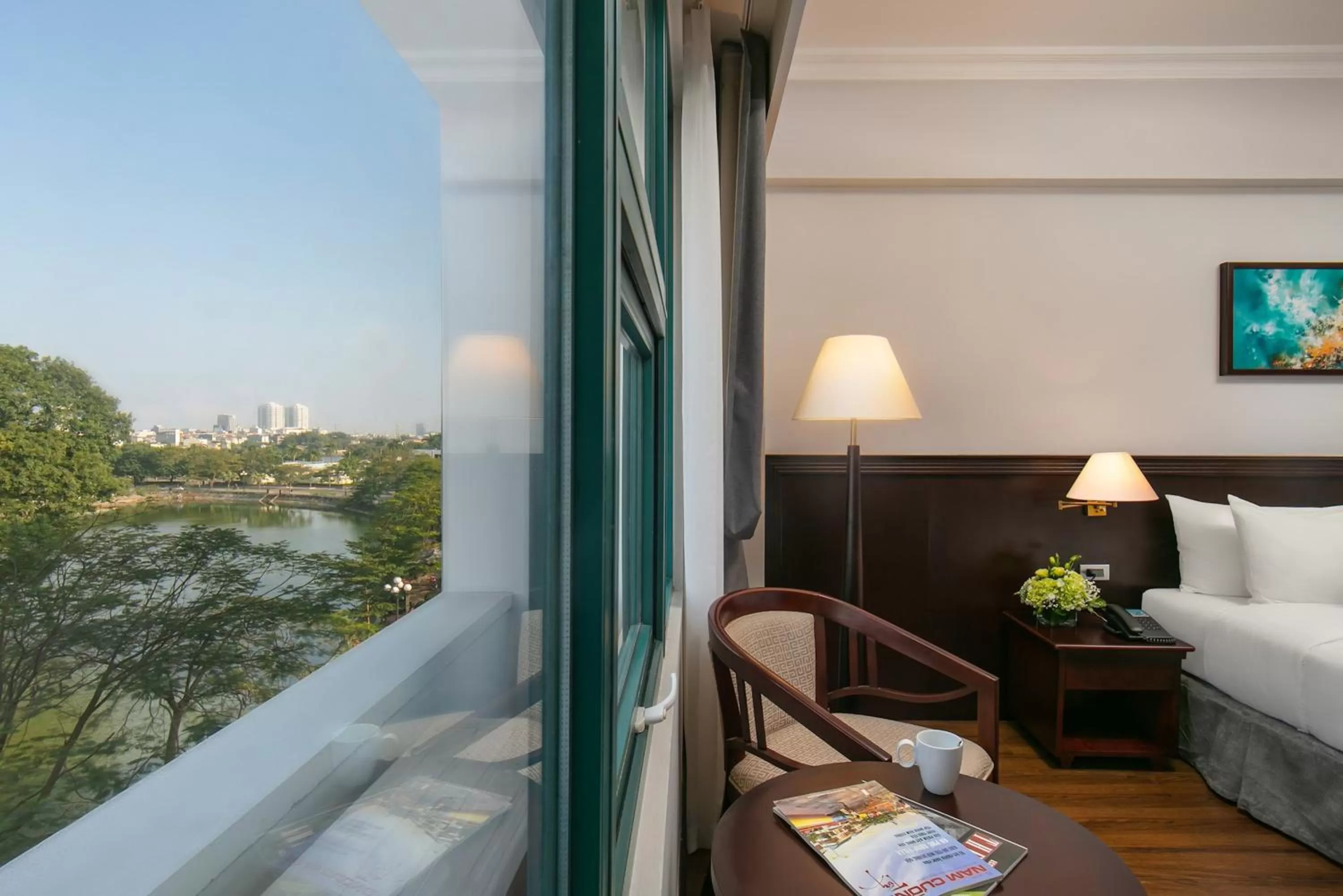 Bed in The Tray Hotel Hai Phong