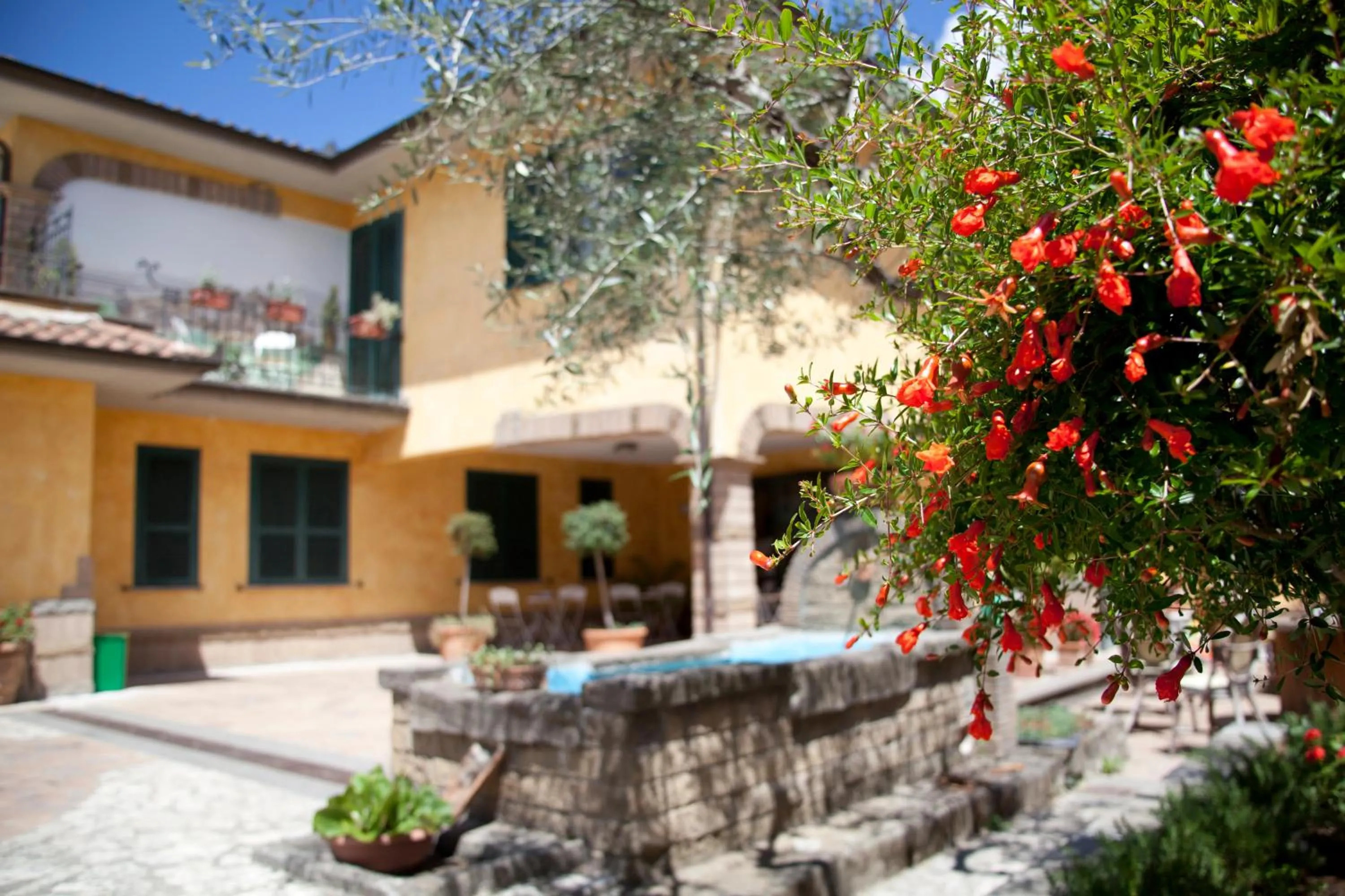 Patio in Albergo Da Benedetta