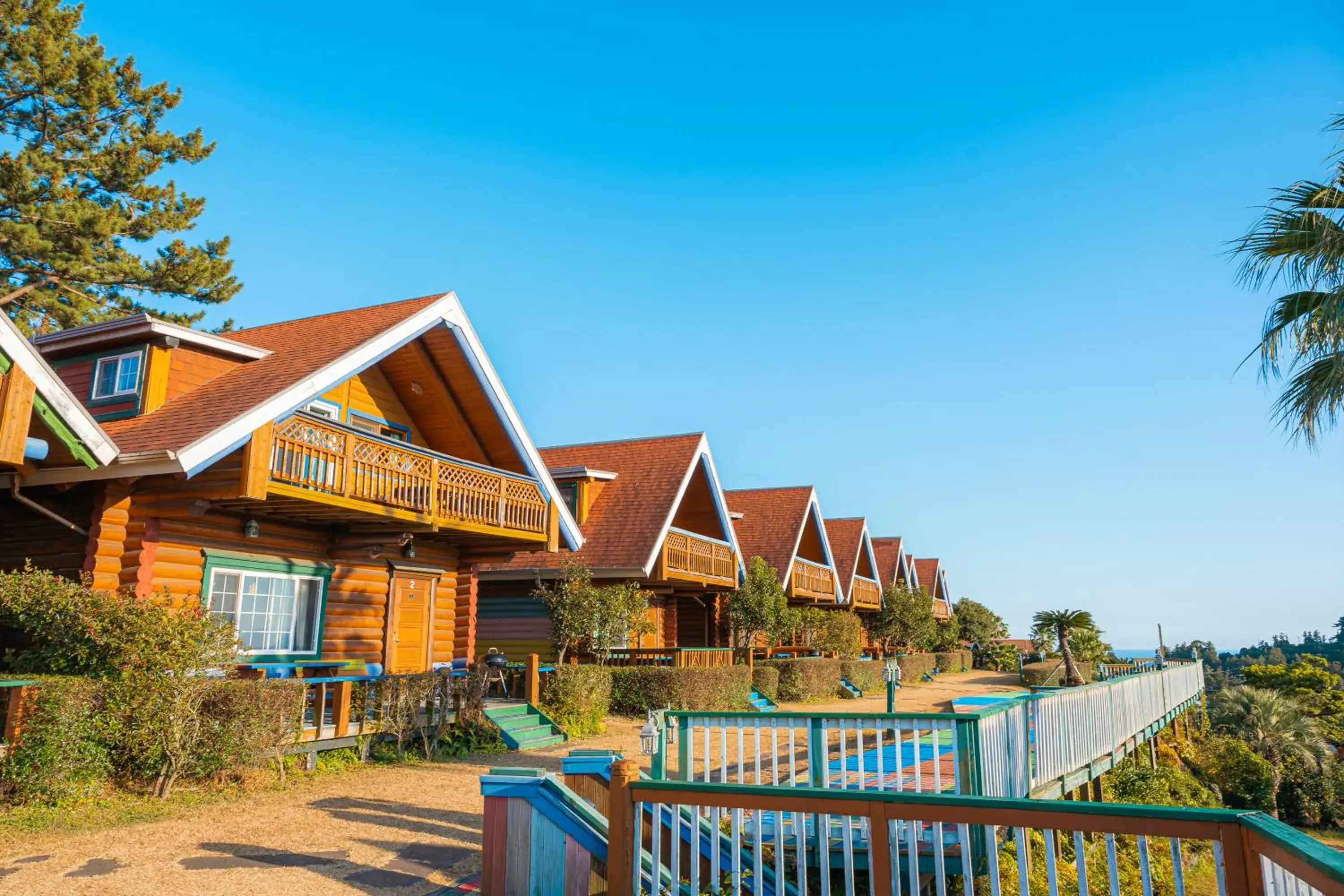 Property building in Jungmun Log Pension & Resort Property building in Jungmun Log Pension & Resort