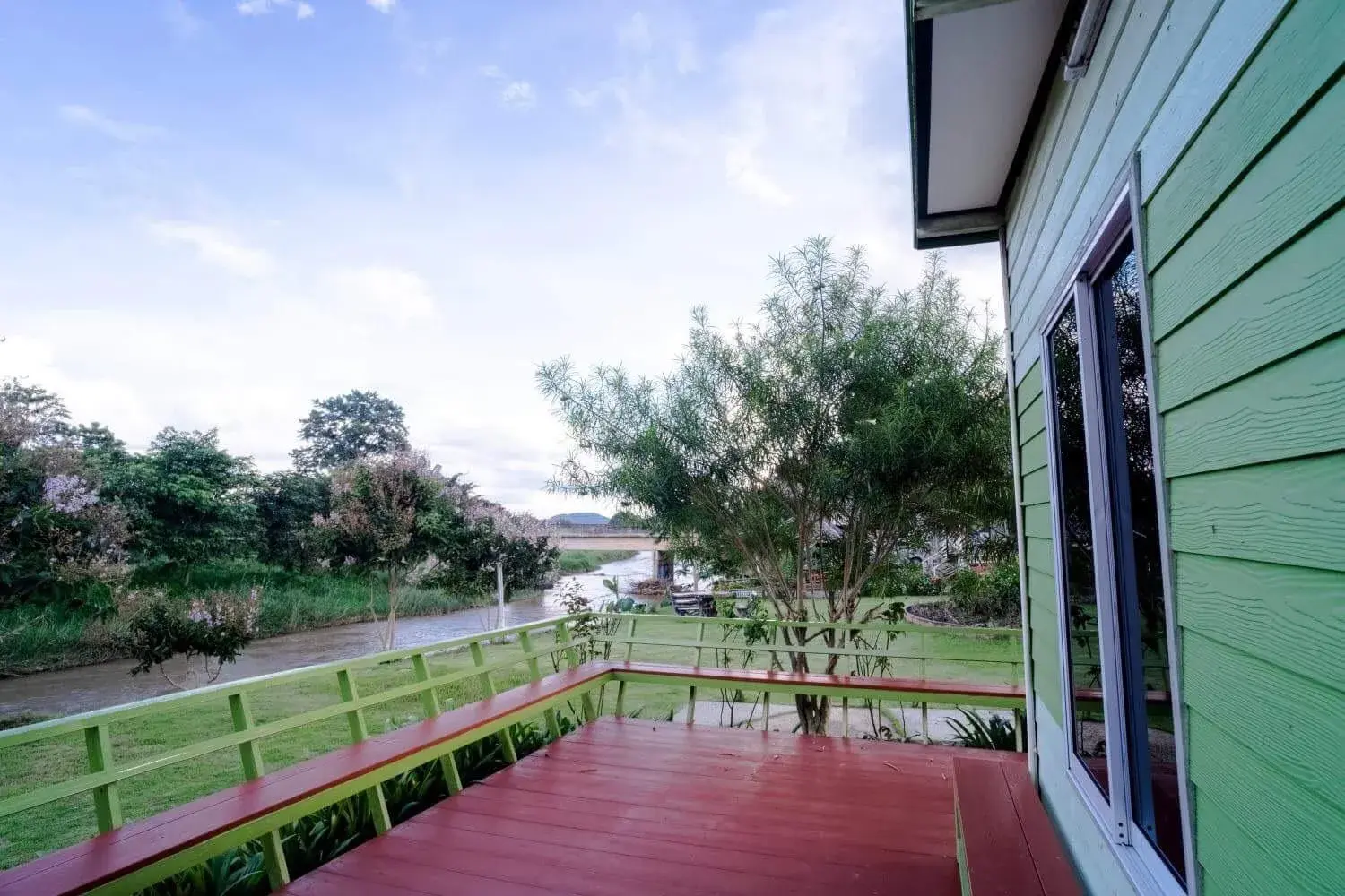 Garden view, Balcony/Terrace in Prawdao Resort