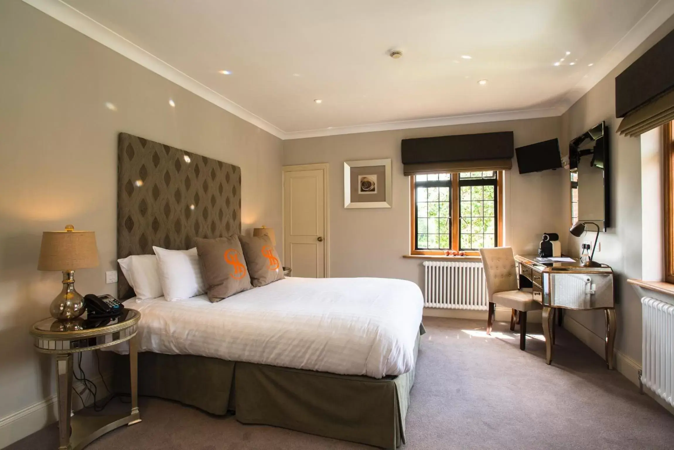 Bedroom, Room Photo in Seckford Hall Hotel & Spa