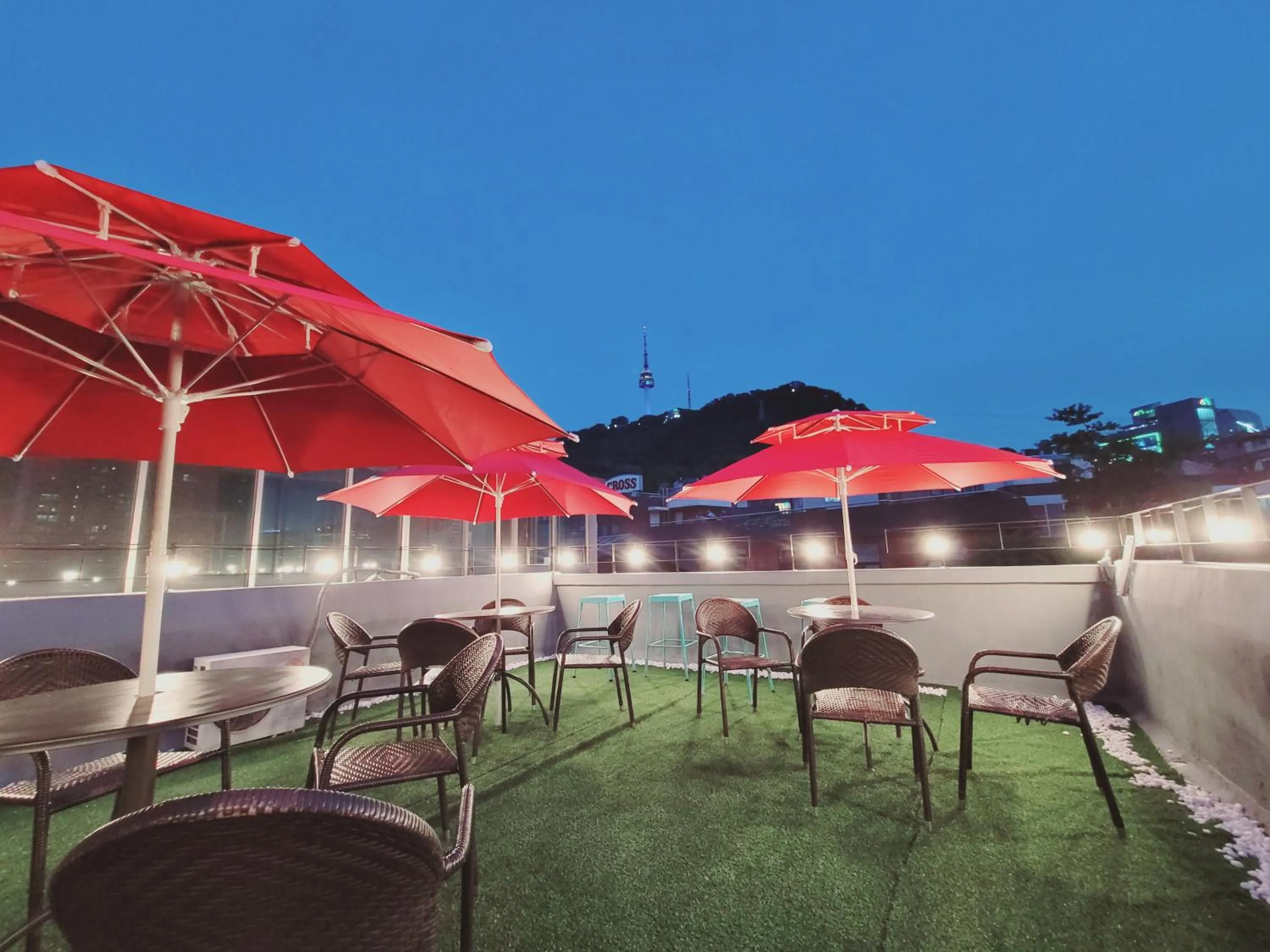 Balcony/Terrace in Olive Hostel MyeongDong