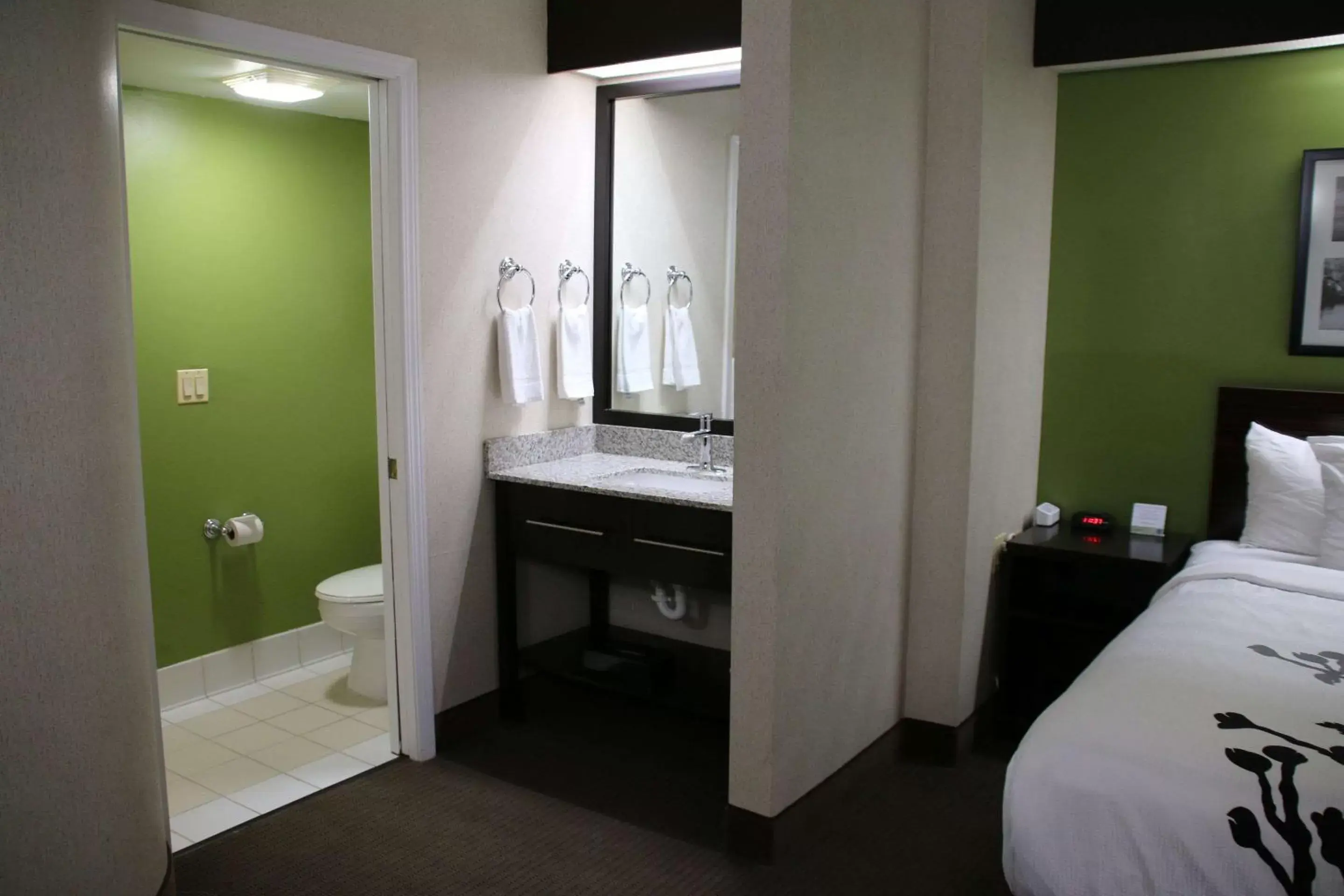 Photo of the whole room, Bathroom in Sleep Inn near Great Lakes Naval Base