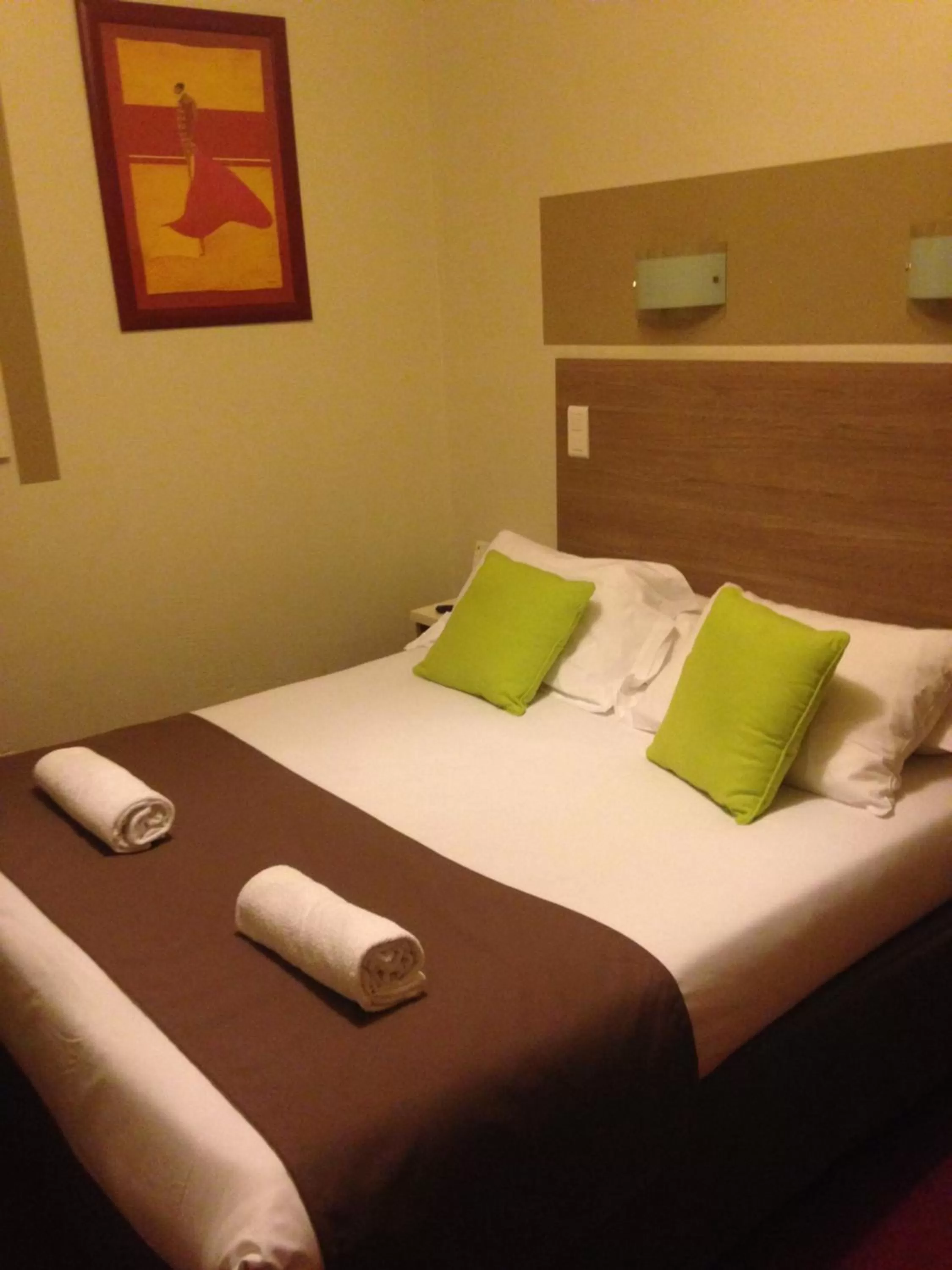 Bed in Hotel Cote Patio