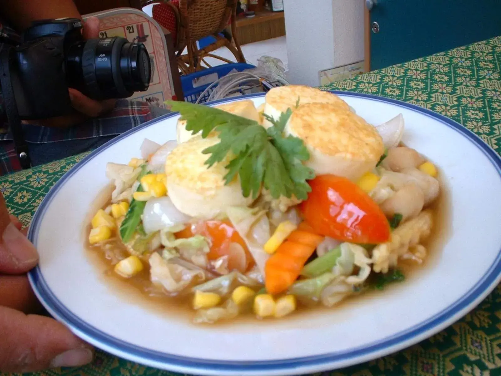 Asian breakfast, Food in TR Guesthouse