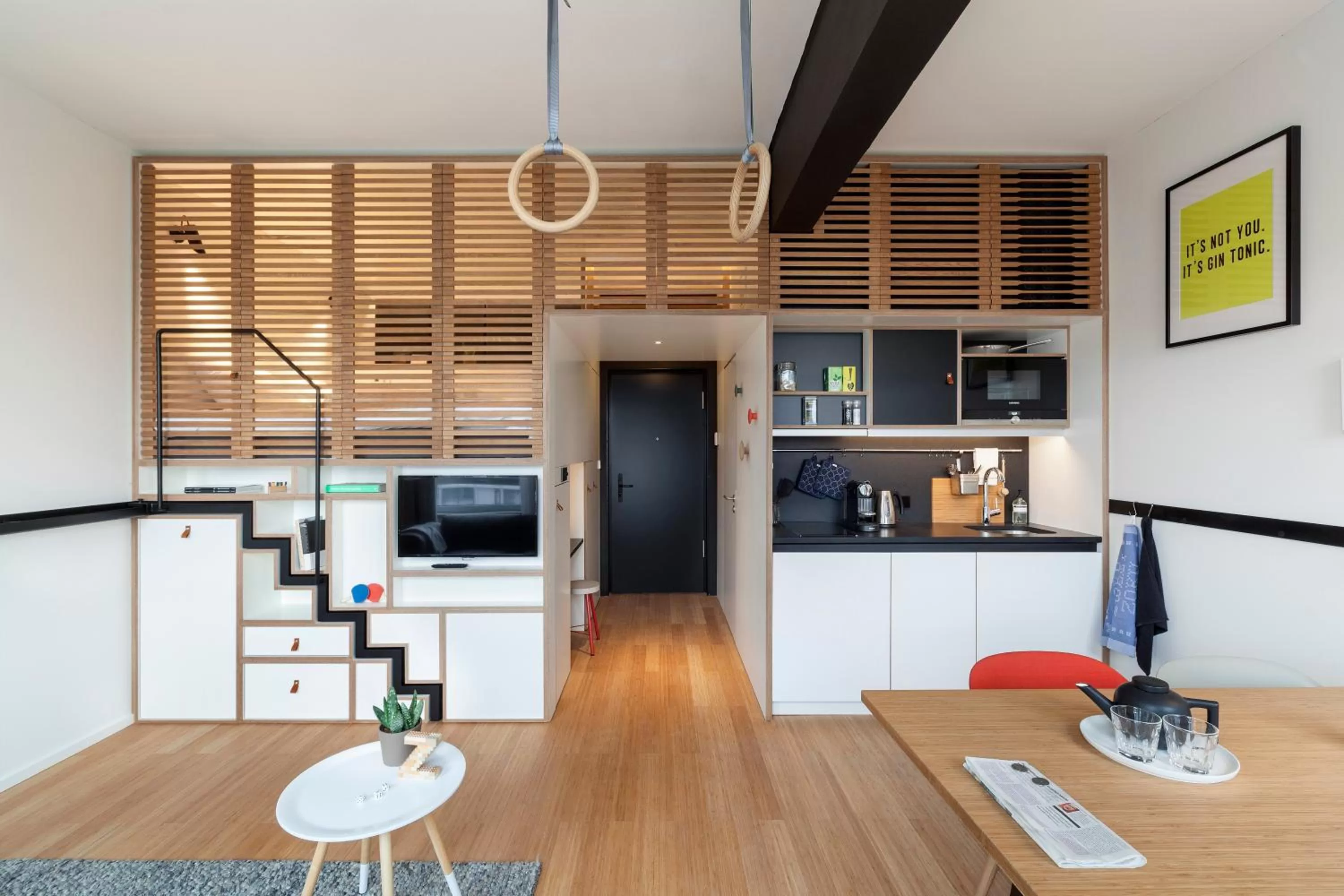 Photo of the whole room in Zoku Amsterdam