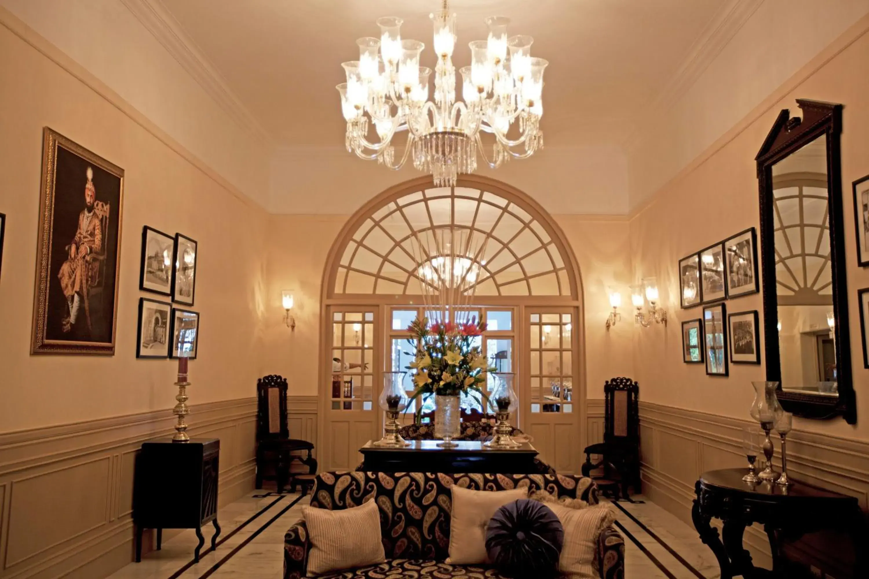 Lobby or reception, Restaurant/Places to Eat in The Claridges Nabha Residence-Heritage