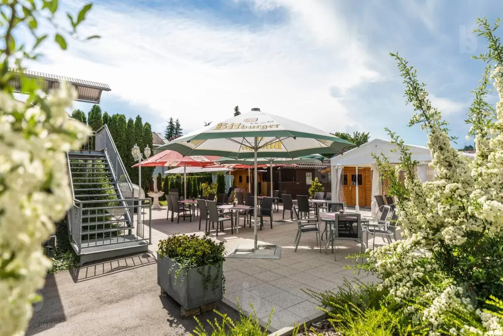 Balcony/Terrace, Restaurant/Places to Eat in Stadthotel Geis