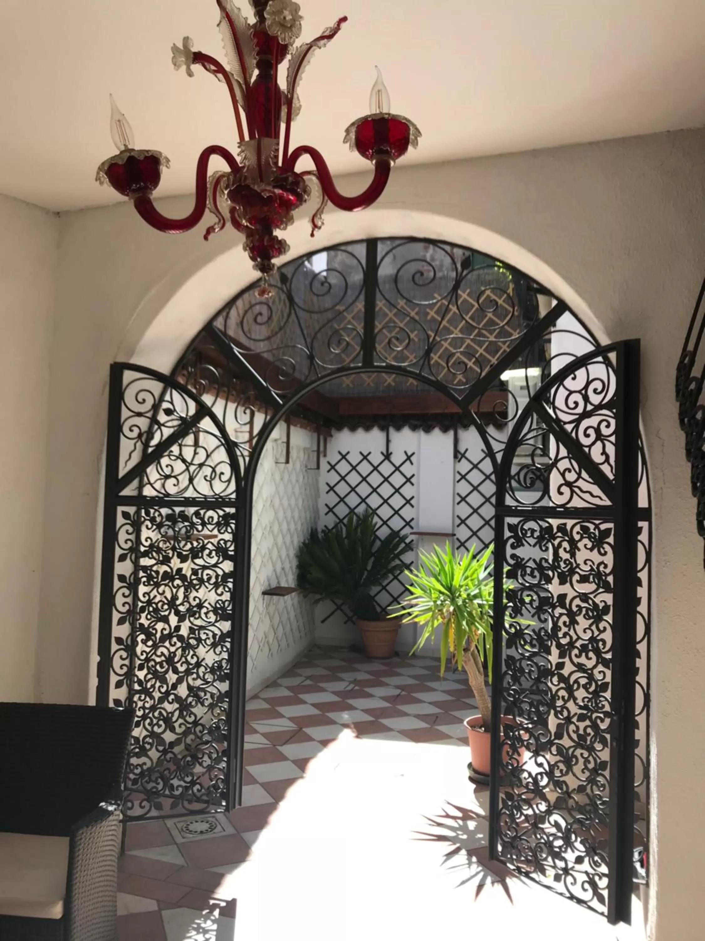 Patio in Ca' del Cinema B&B