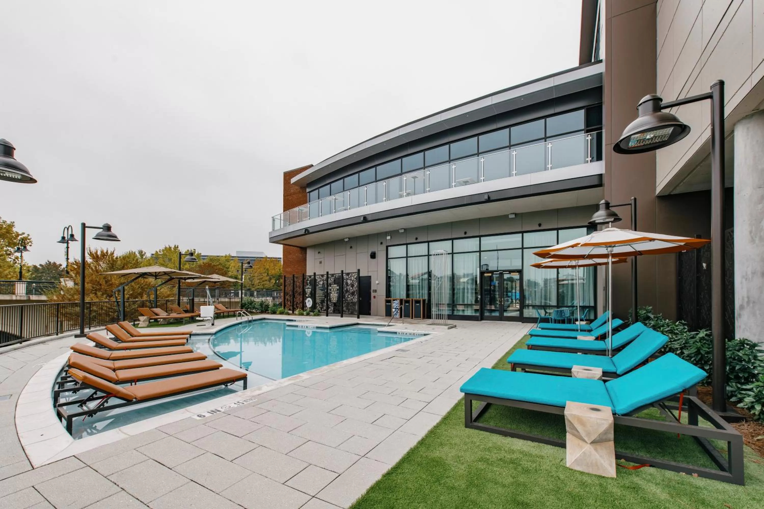 Swimming pool in Hotel Indigo - Columbus at Riverfront Place by IHG