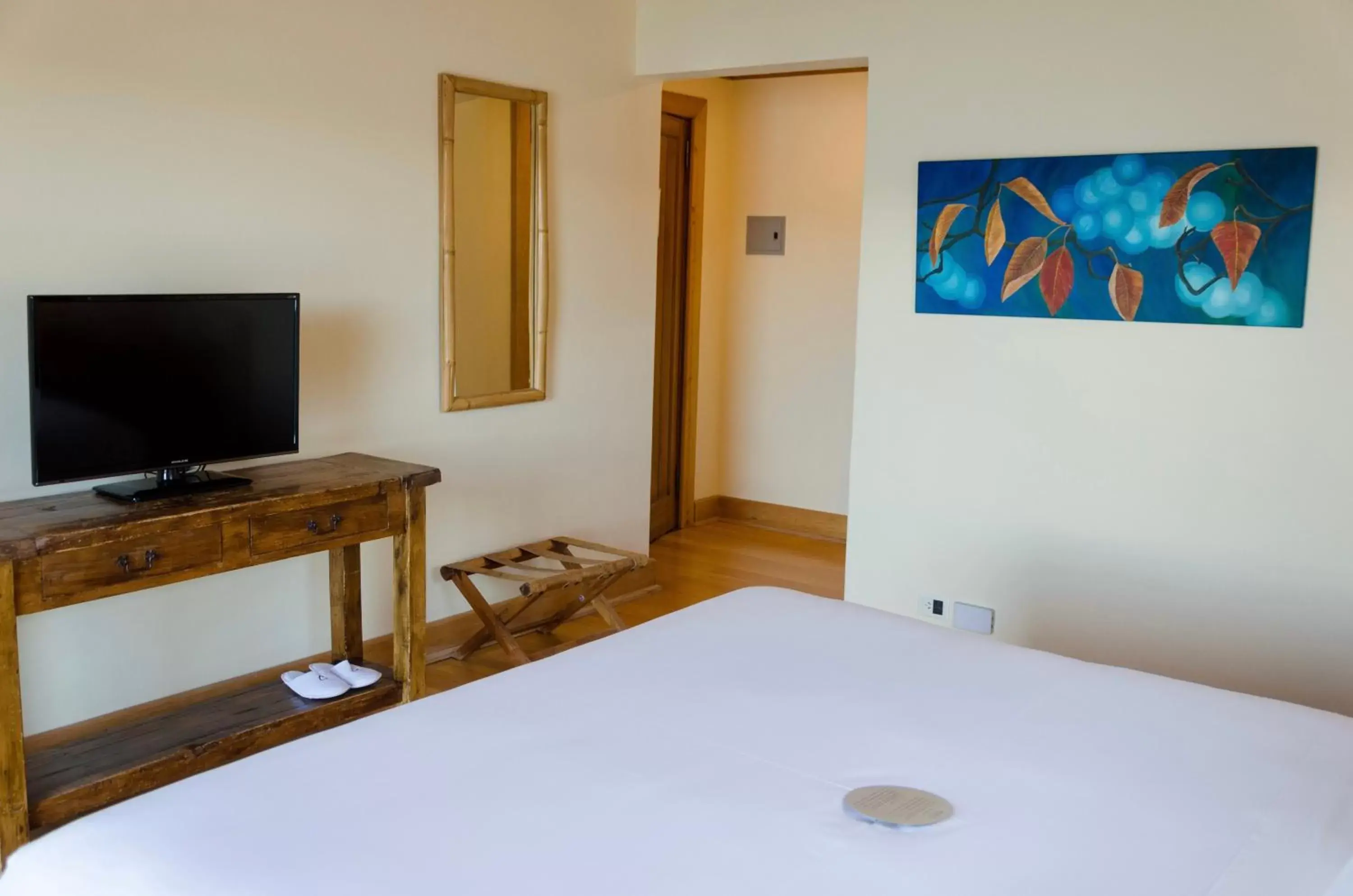 Bed, TV/Entertainment Center in Correntoso Lake & River Hotel