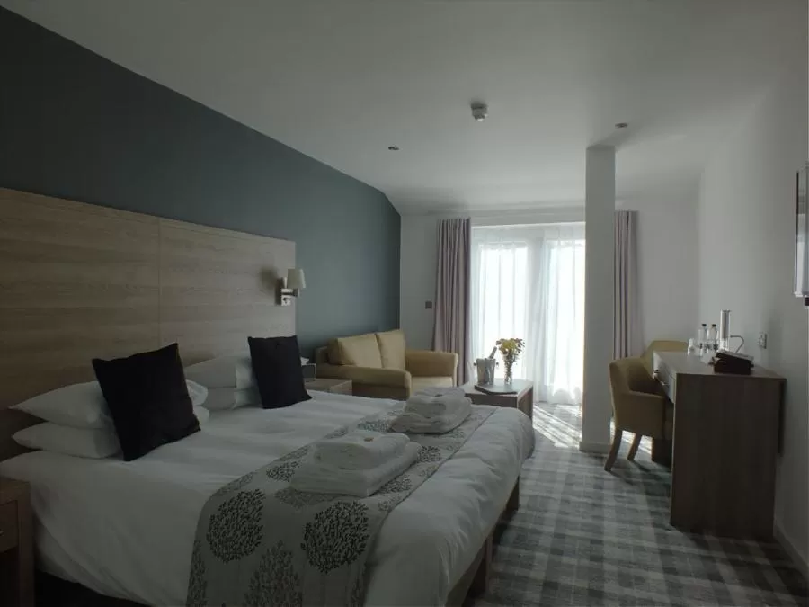 Bed in The Piebald Inn