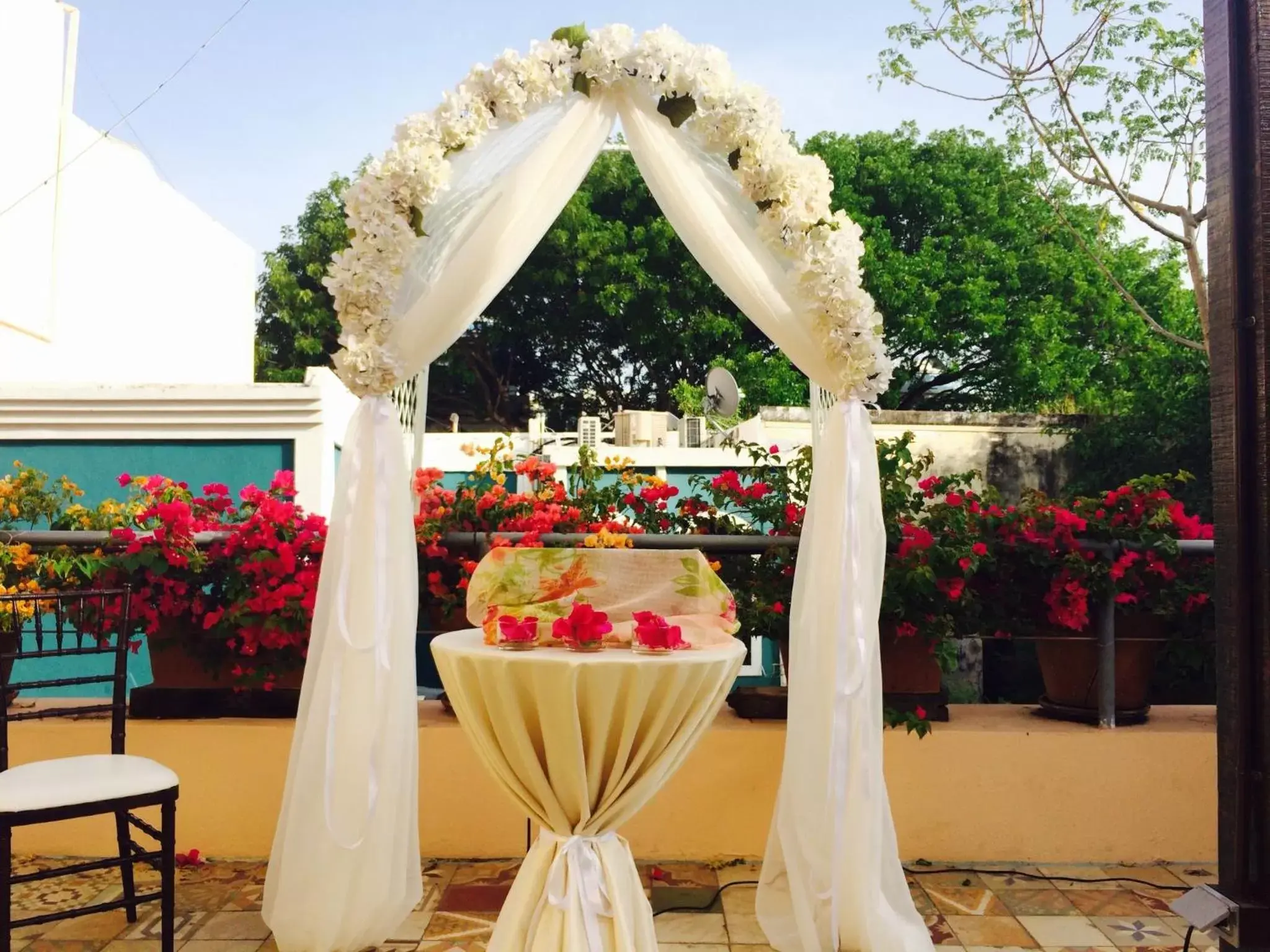 Decorative detail, Banquet Facilities in Villa Herencia Hotel