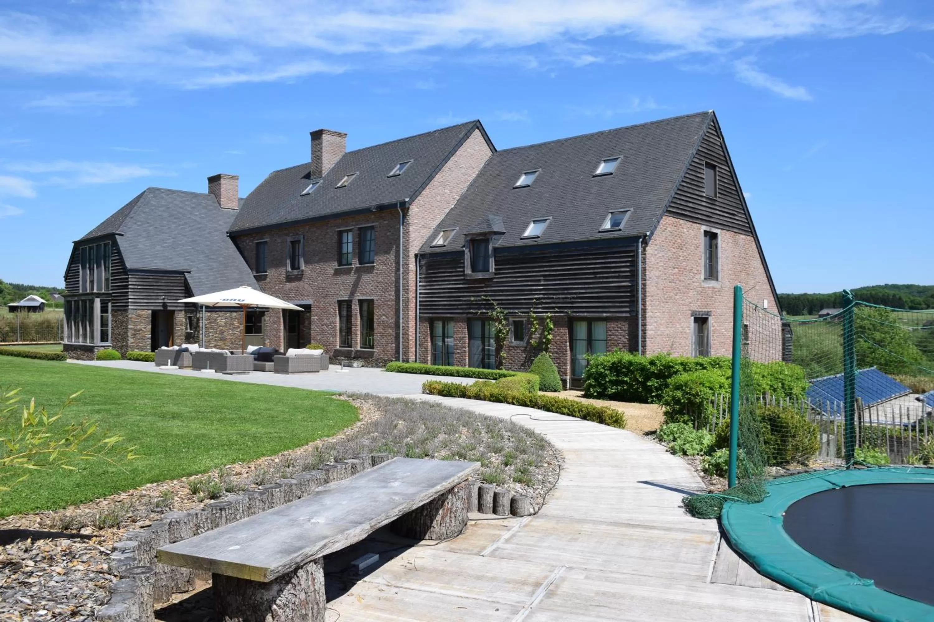 Patio in B&B Le Briquemont