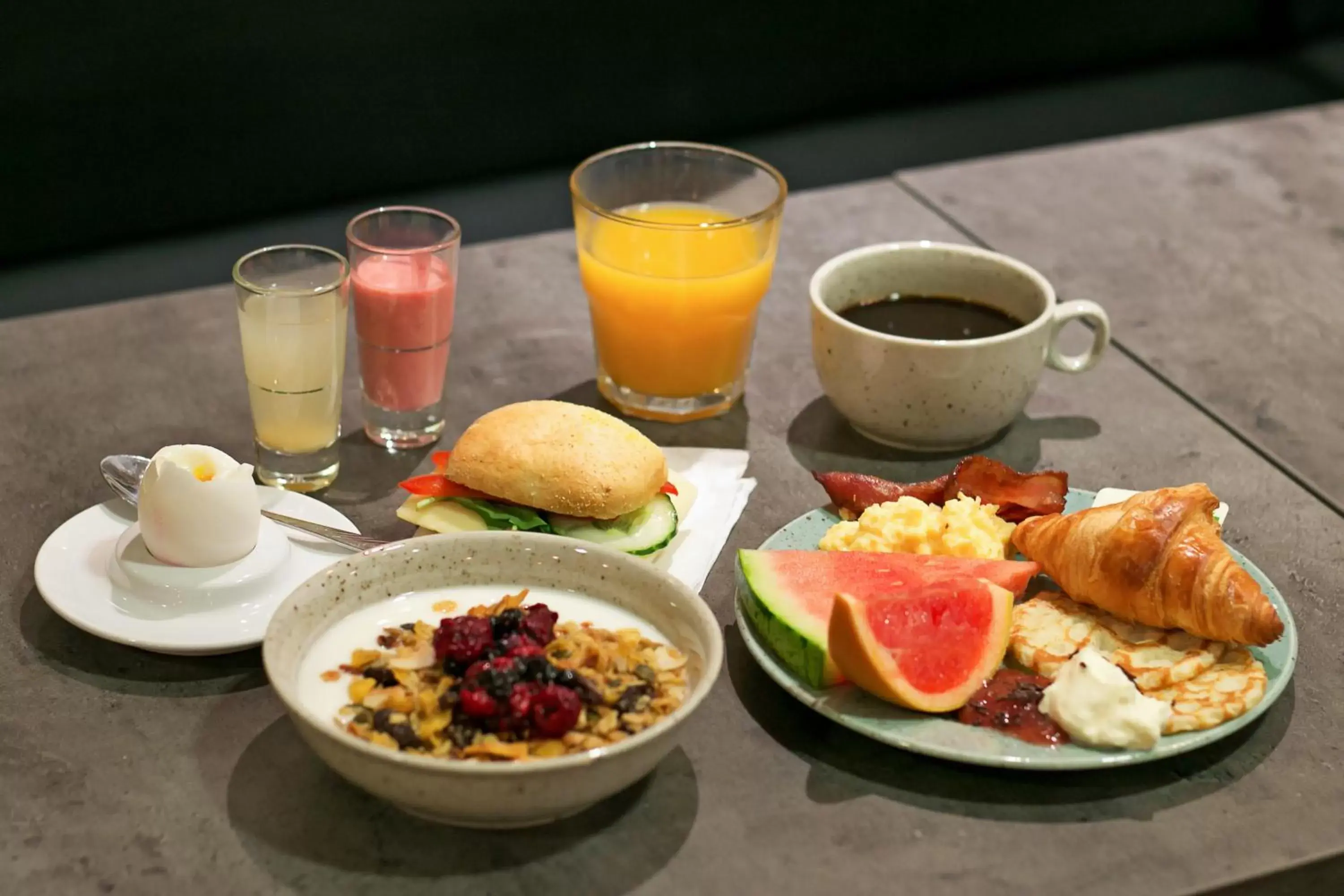 Food close-up, Breakfast in First Hotel Brommaplan