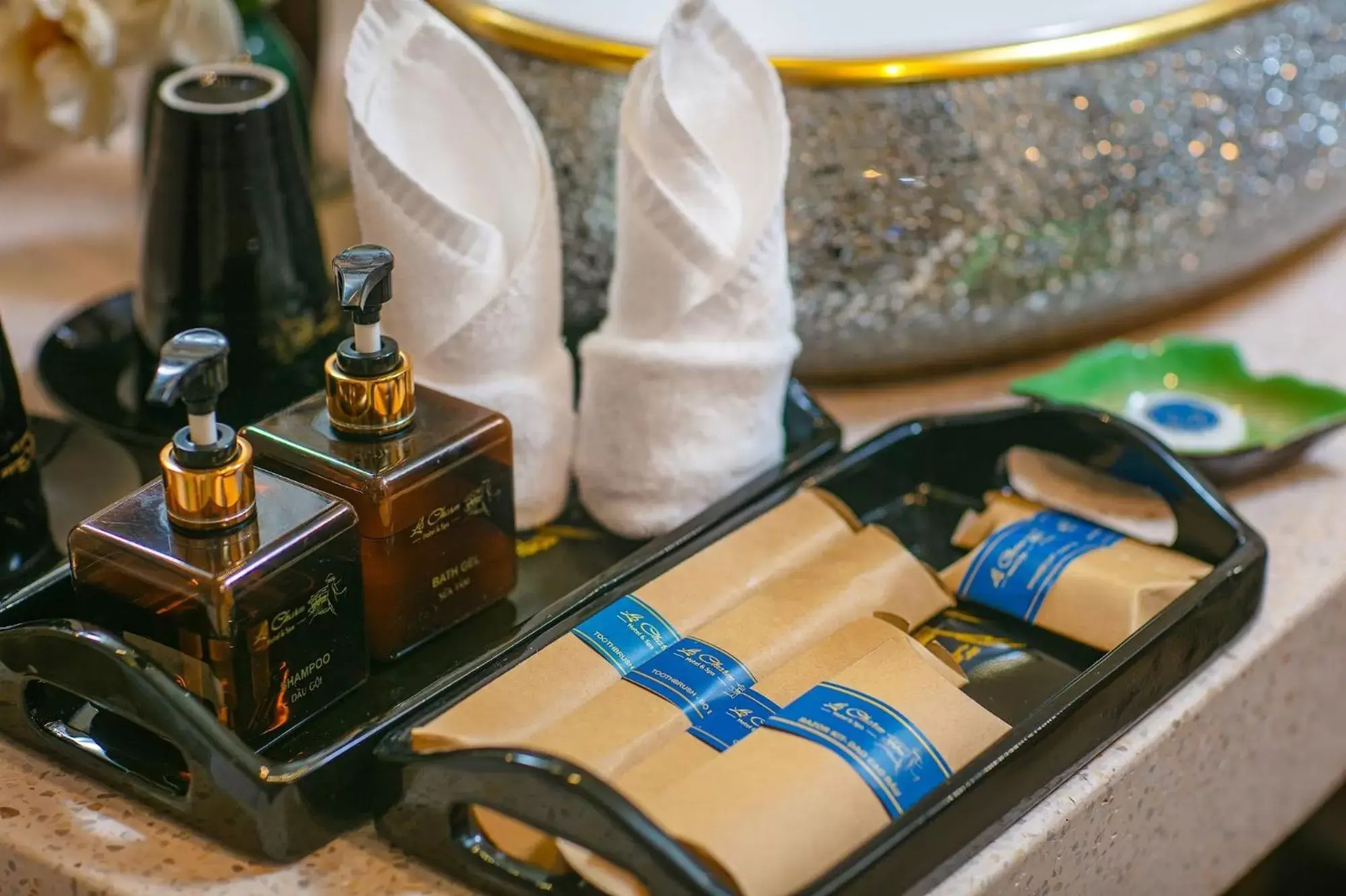 Bathroom in La Charm Hoi An Hotel & Spa Bathroom in La Charm Hoi An Hotel & Spa