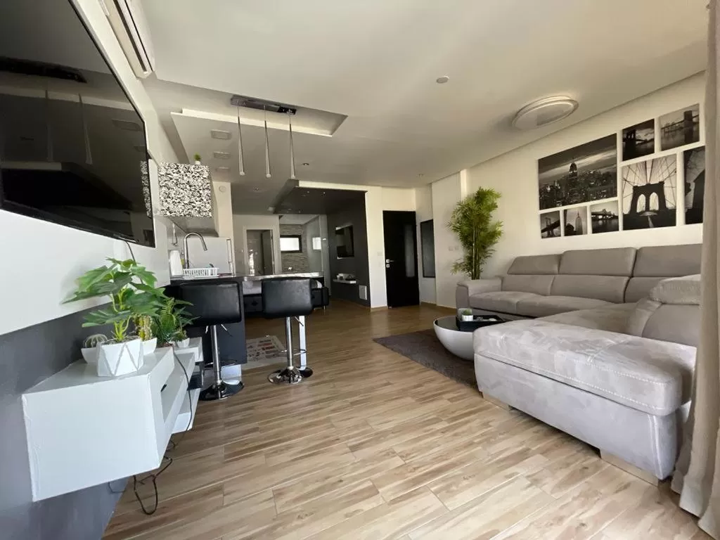 Seating Area in Lev Eilat Suites