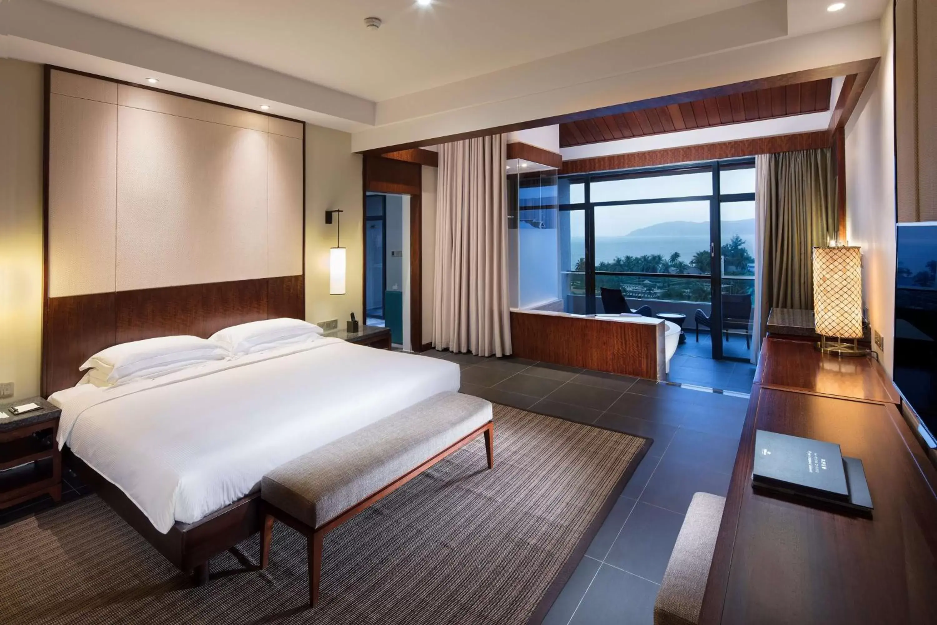 Bedroom in Hilton Sanya Yalong Bay Resort & Spa