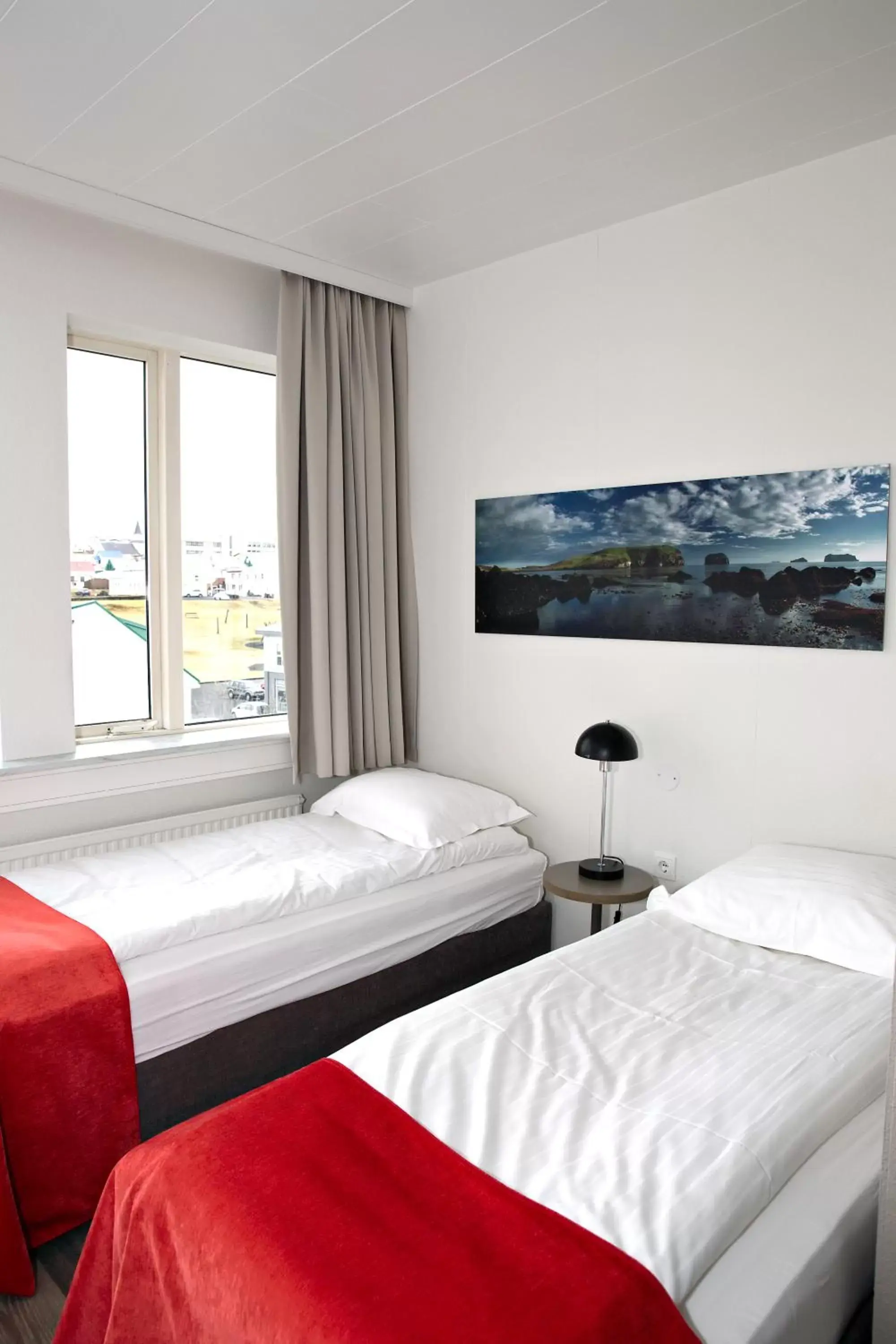 Bed in Hotel Vestmannaeyjar