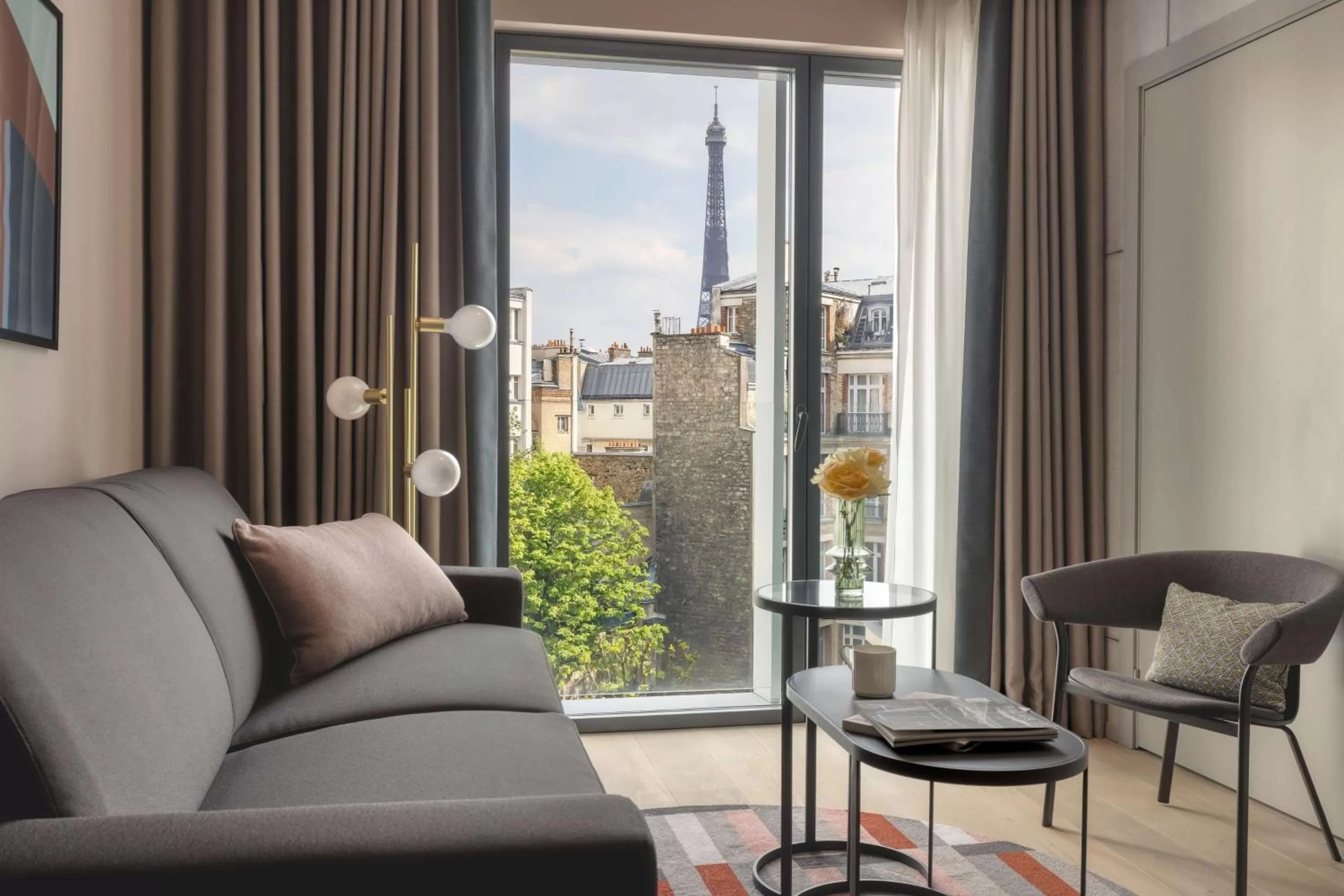 Junior King Suite with View Eiffel Tower in Canopy By Hilton Paris Trocadero