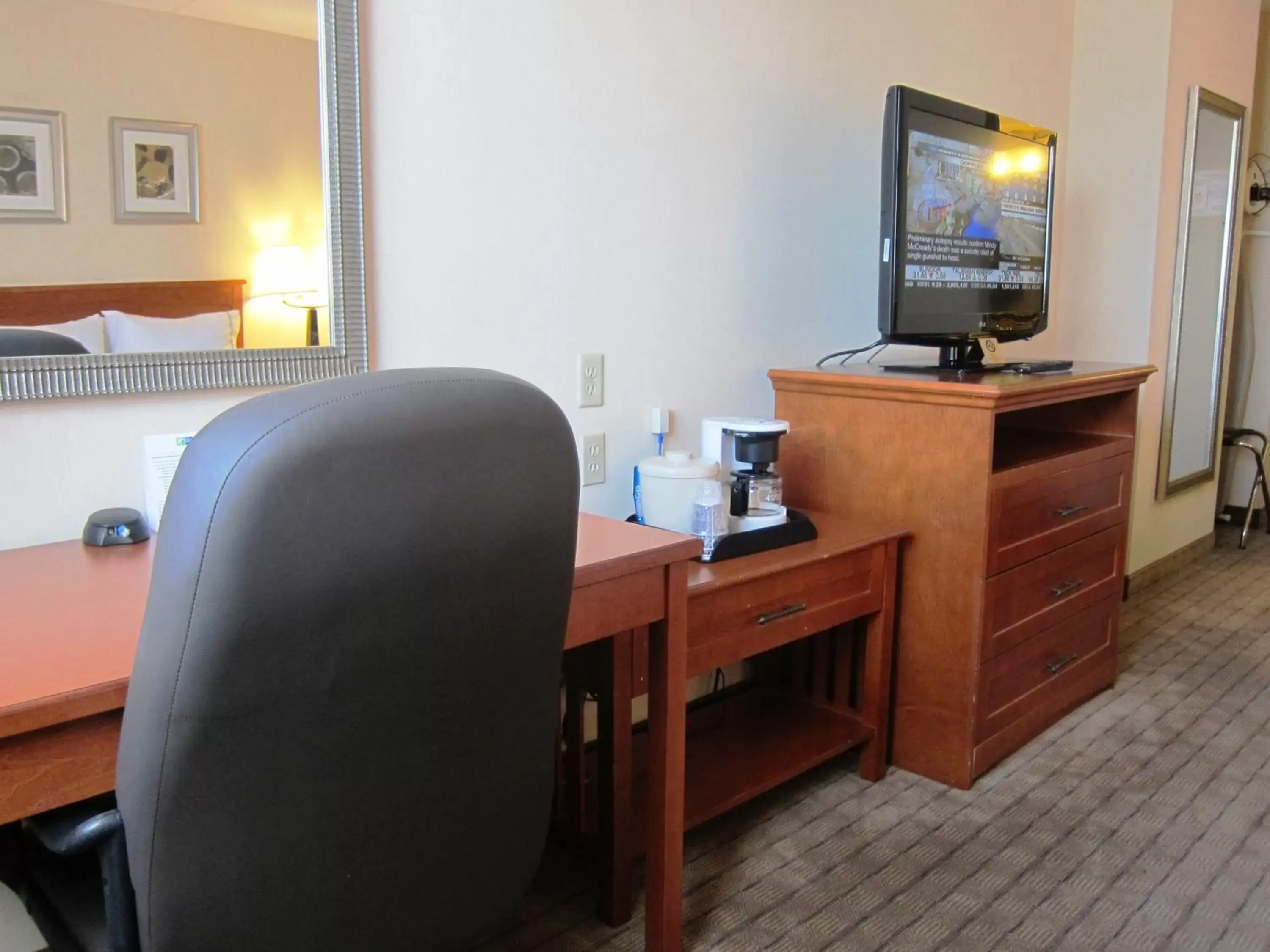 TV and multimedia, TV/Entertainment Center in Holiday Inn Express Toronto-North York, an IHG Hotel