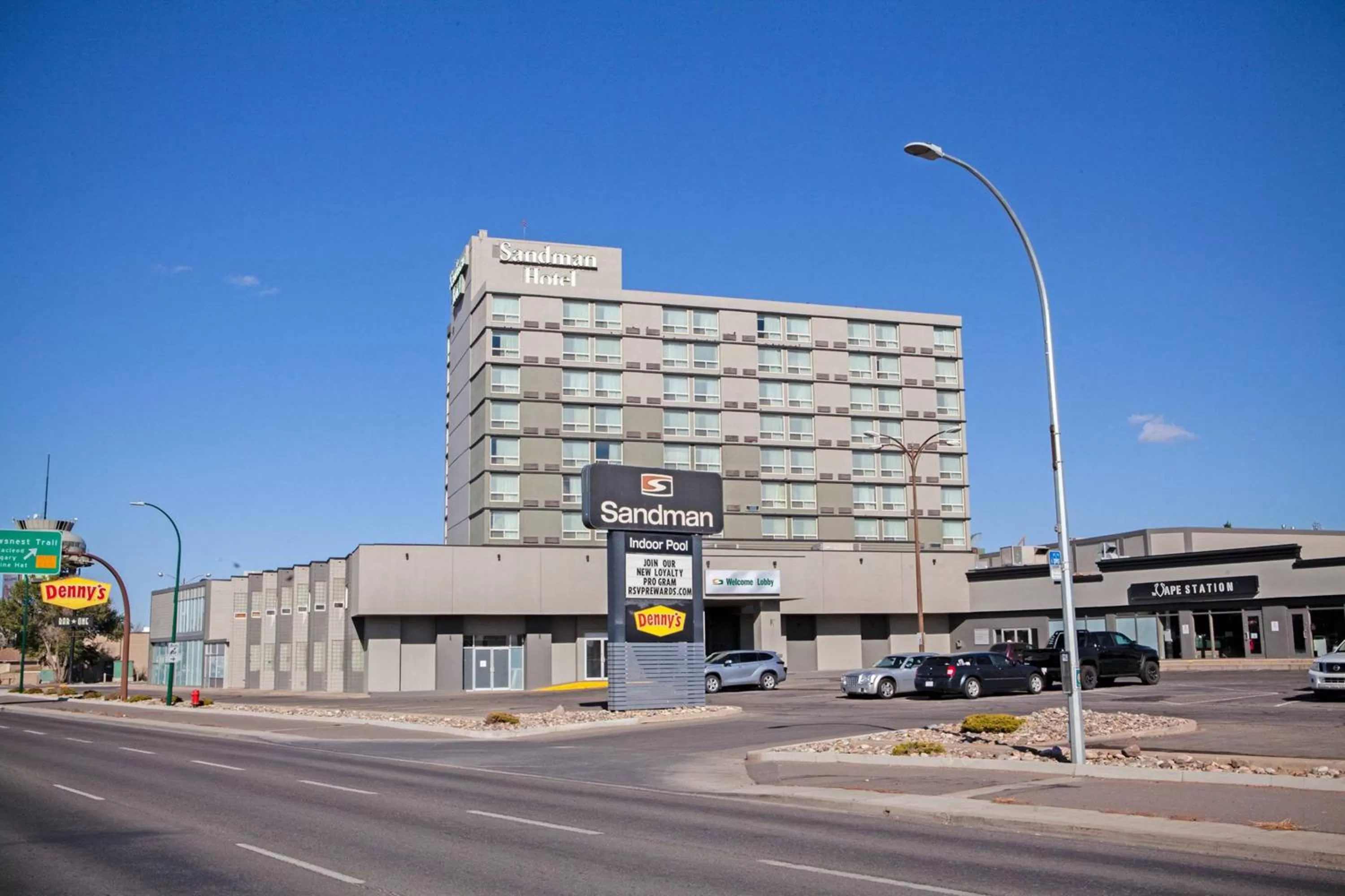 Property building in Sandman Hotel Lethbridge