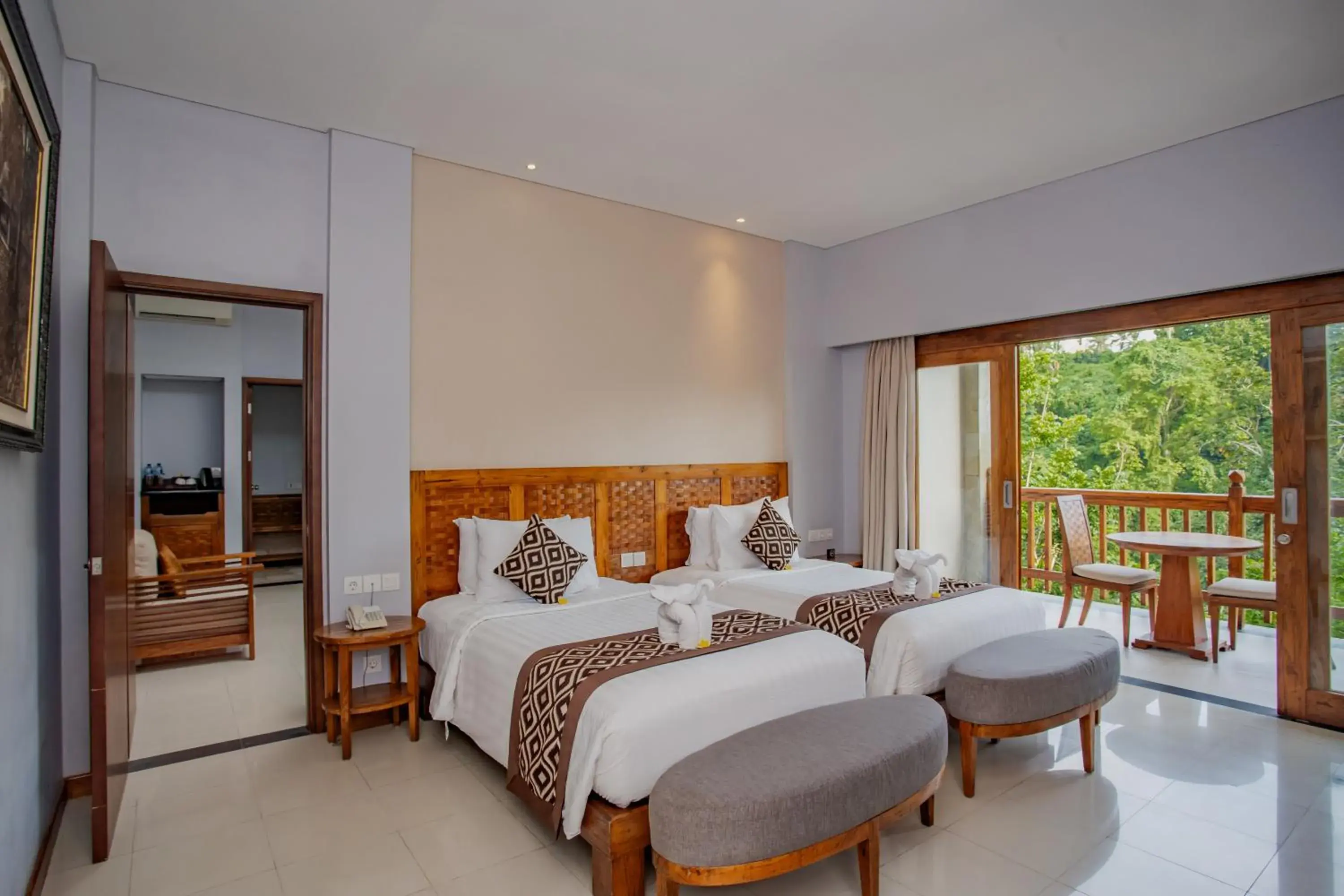 Bedroom in The Lokha Ubud Resort Villas and Spa