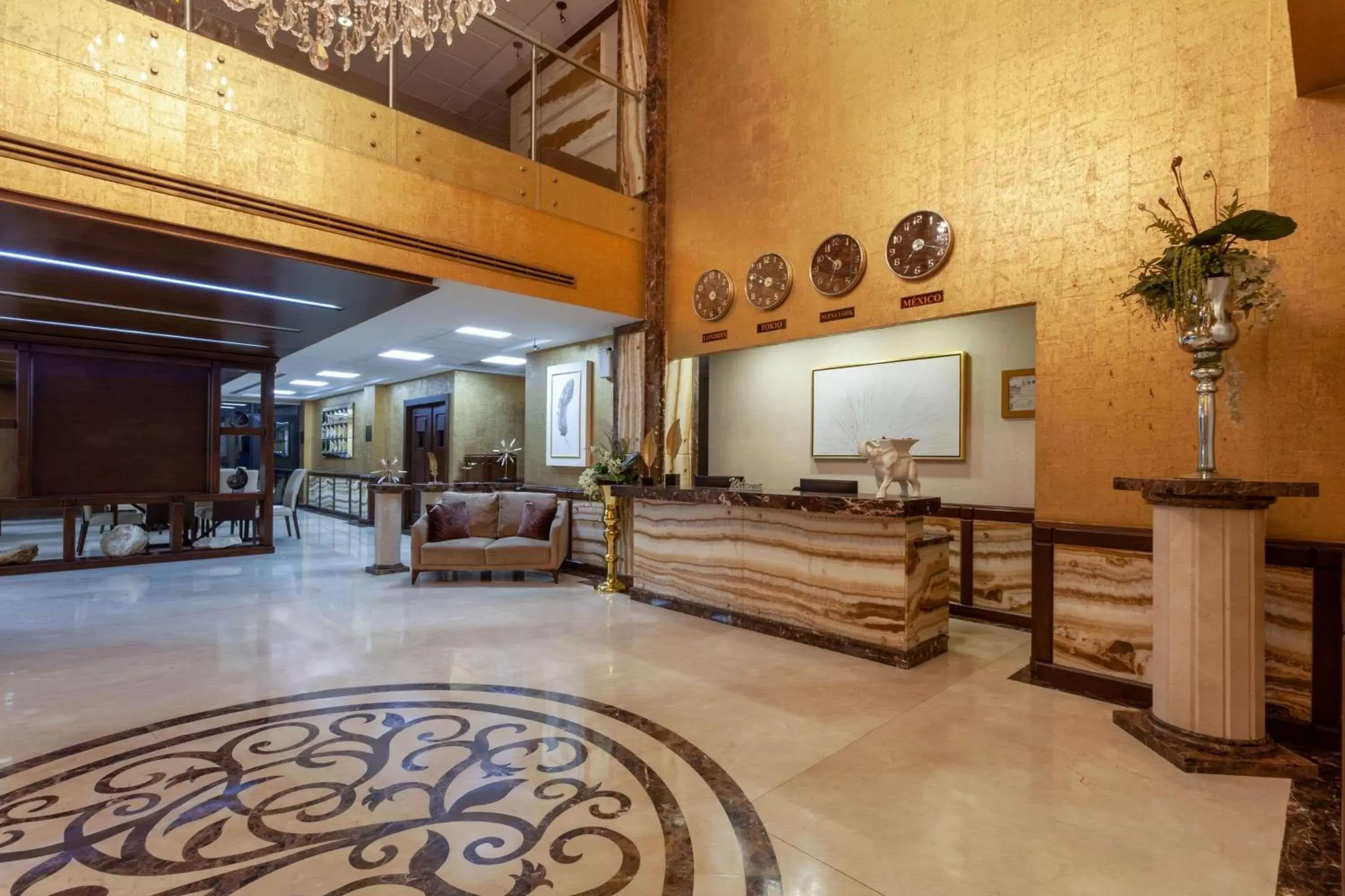 Lobby or reception in Wyndham Torreon Lobby or reception in Wyndham Torreon