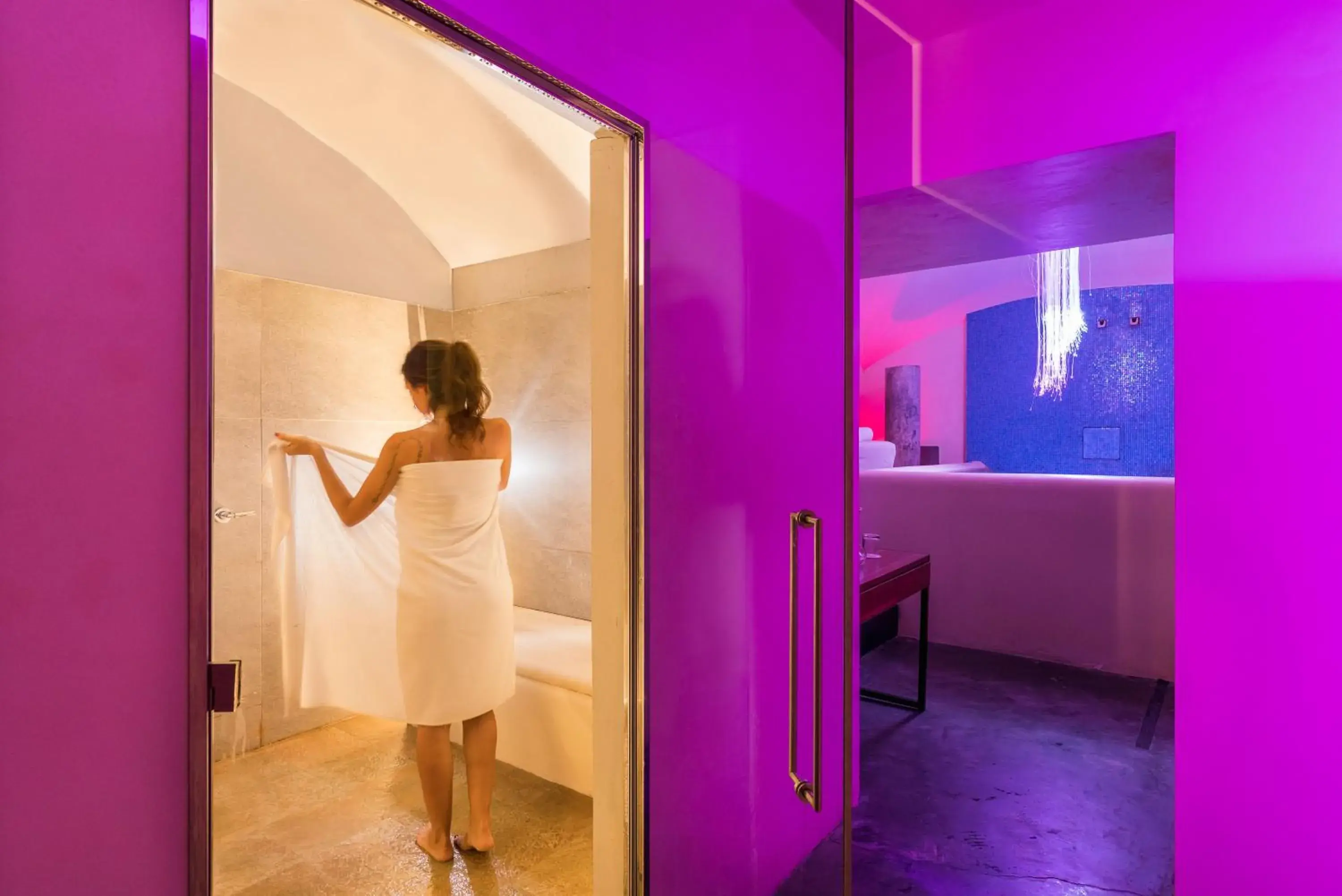 Sauna, Bathroom in Hotel Metropole Taormina