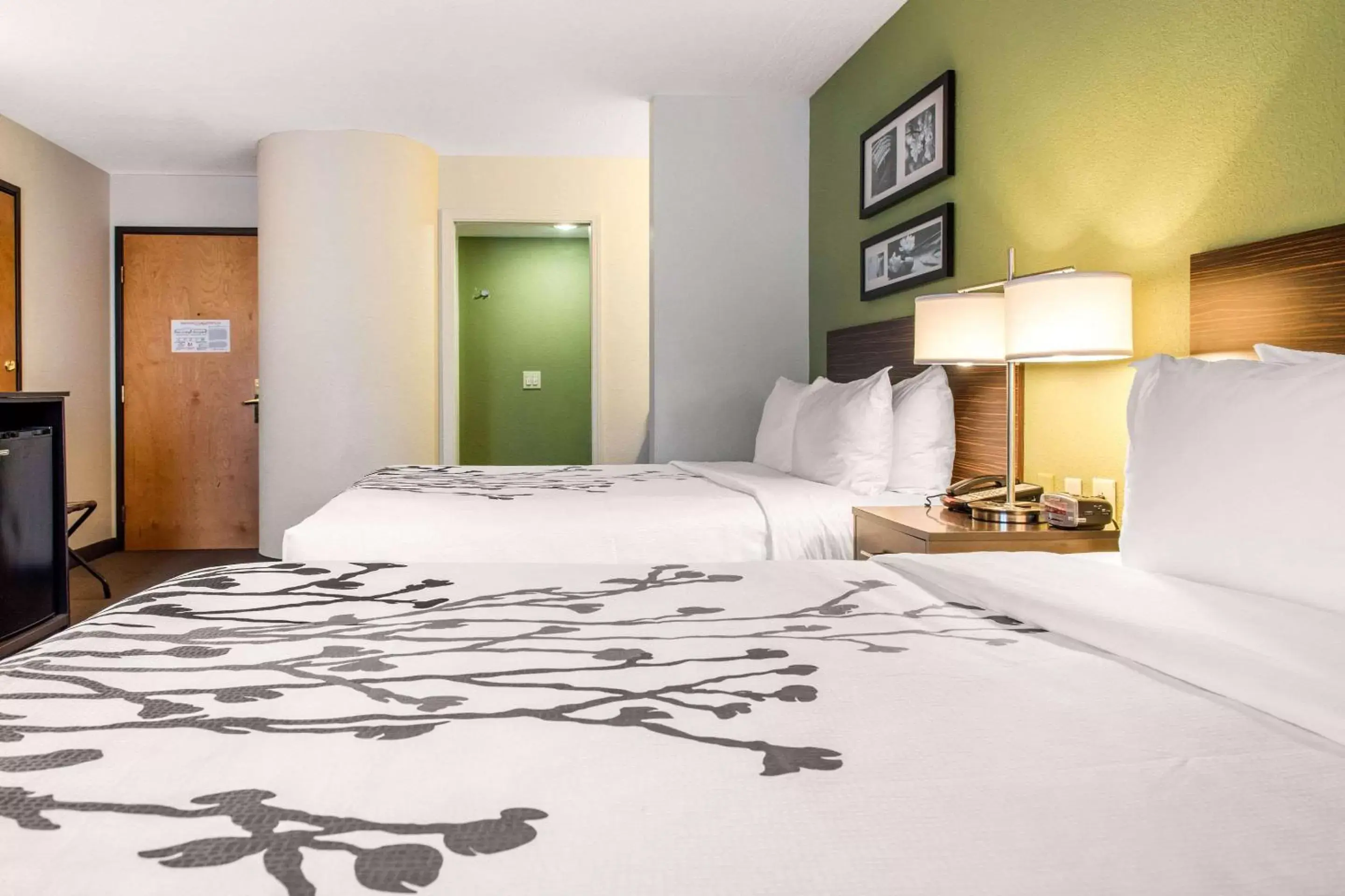 Photo of the whole room, Bed in Sleep Inn & Suites Columbus