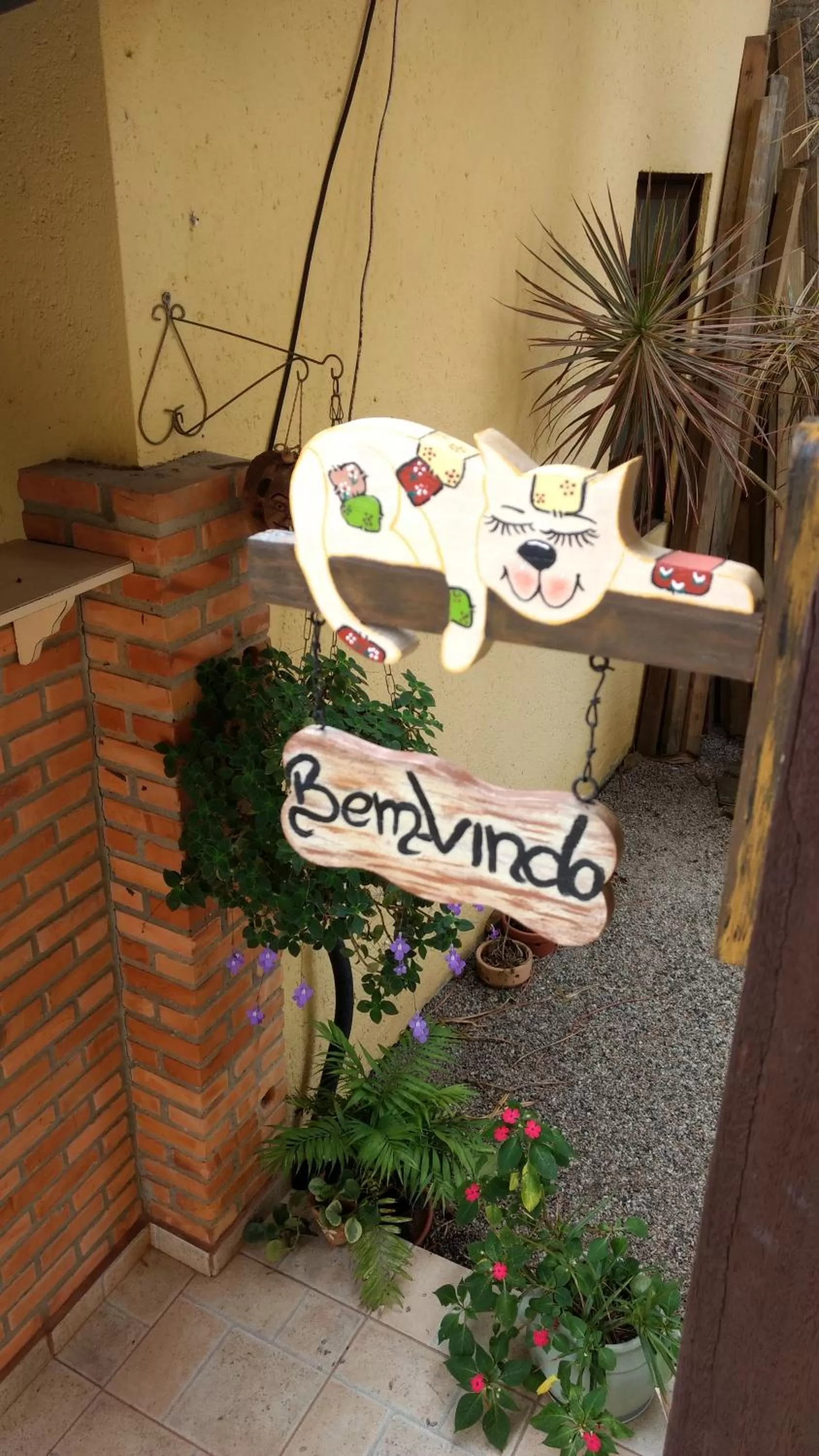 Garden in Pousada Santa Genoveva campeche