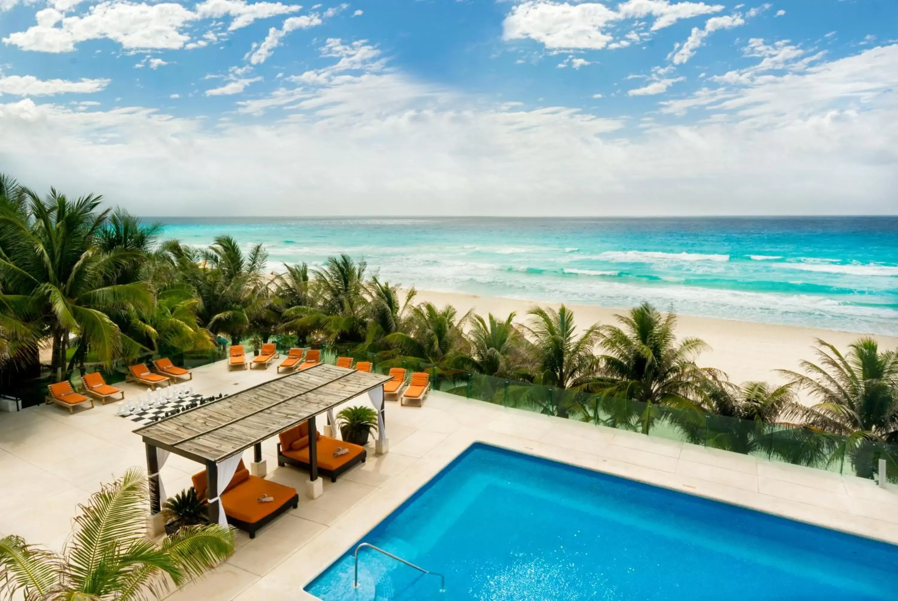 Pool View in Flamingo Cancun Resort