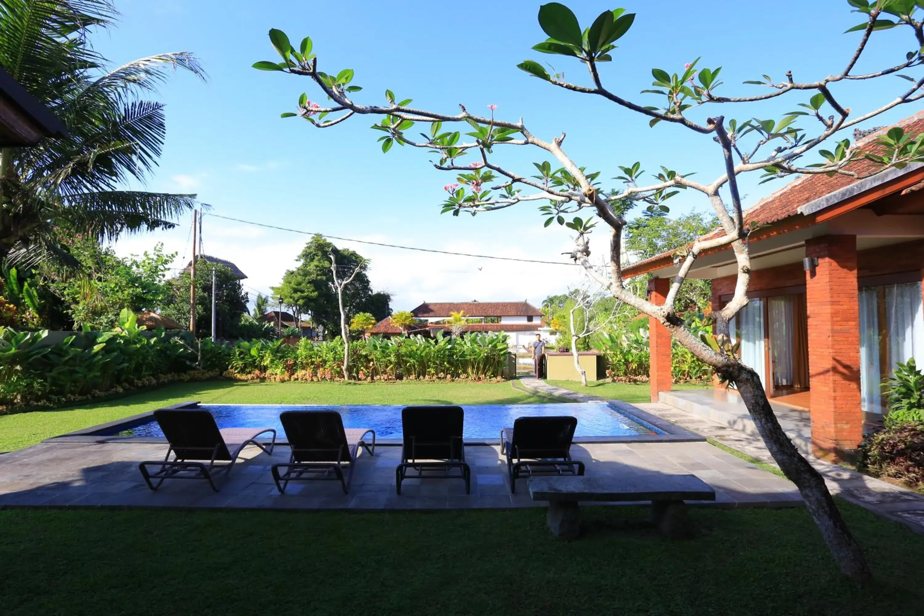 Garden, Swimming Pool in Ubud Heaven Sayan Villa
