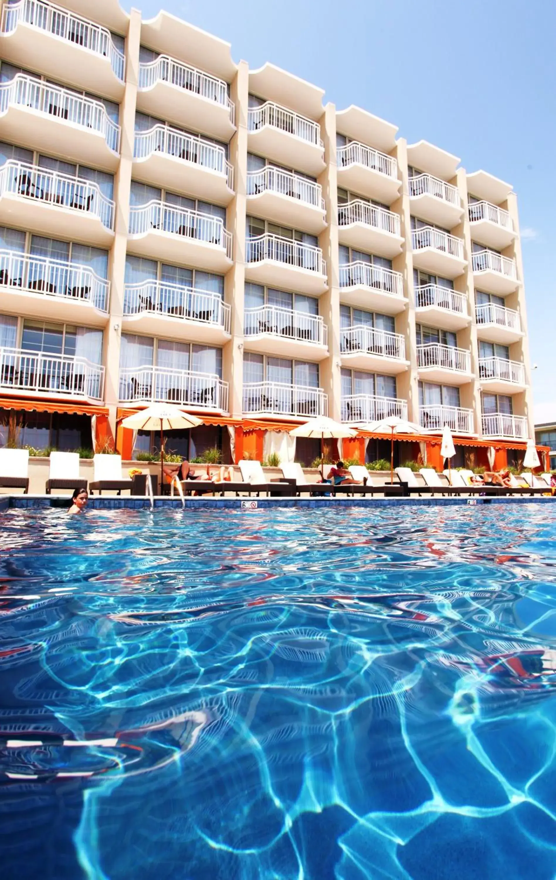 Facade/entrance, Swimming Pool in Ocean Club Hotel