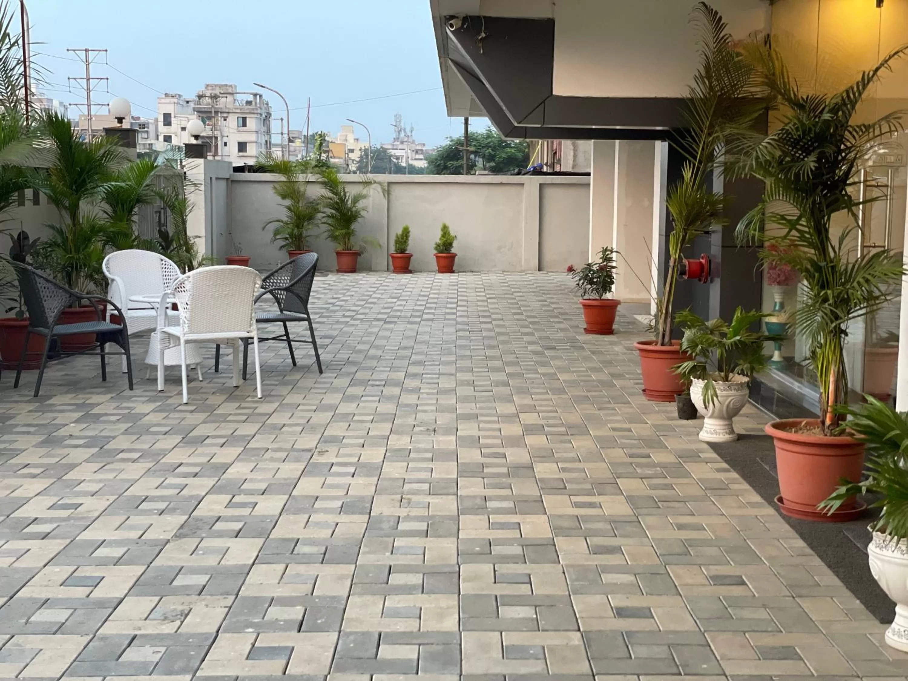 Facade/entrance in Manomay Homes