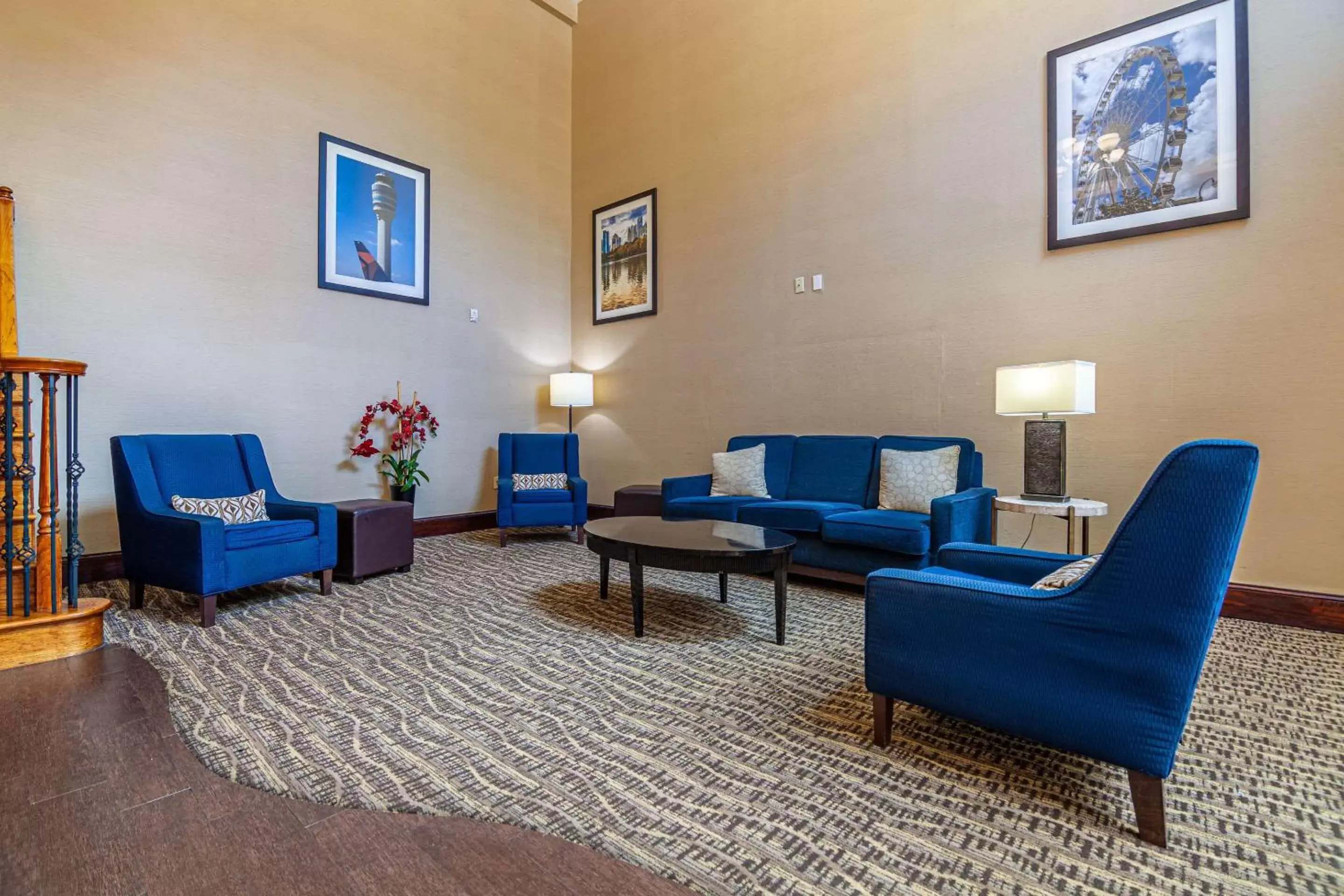 Lobby or reception, Seating Area in Comfort Suites Morrow- Atlanta South
