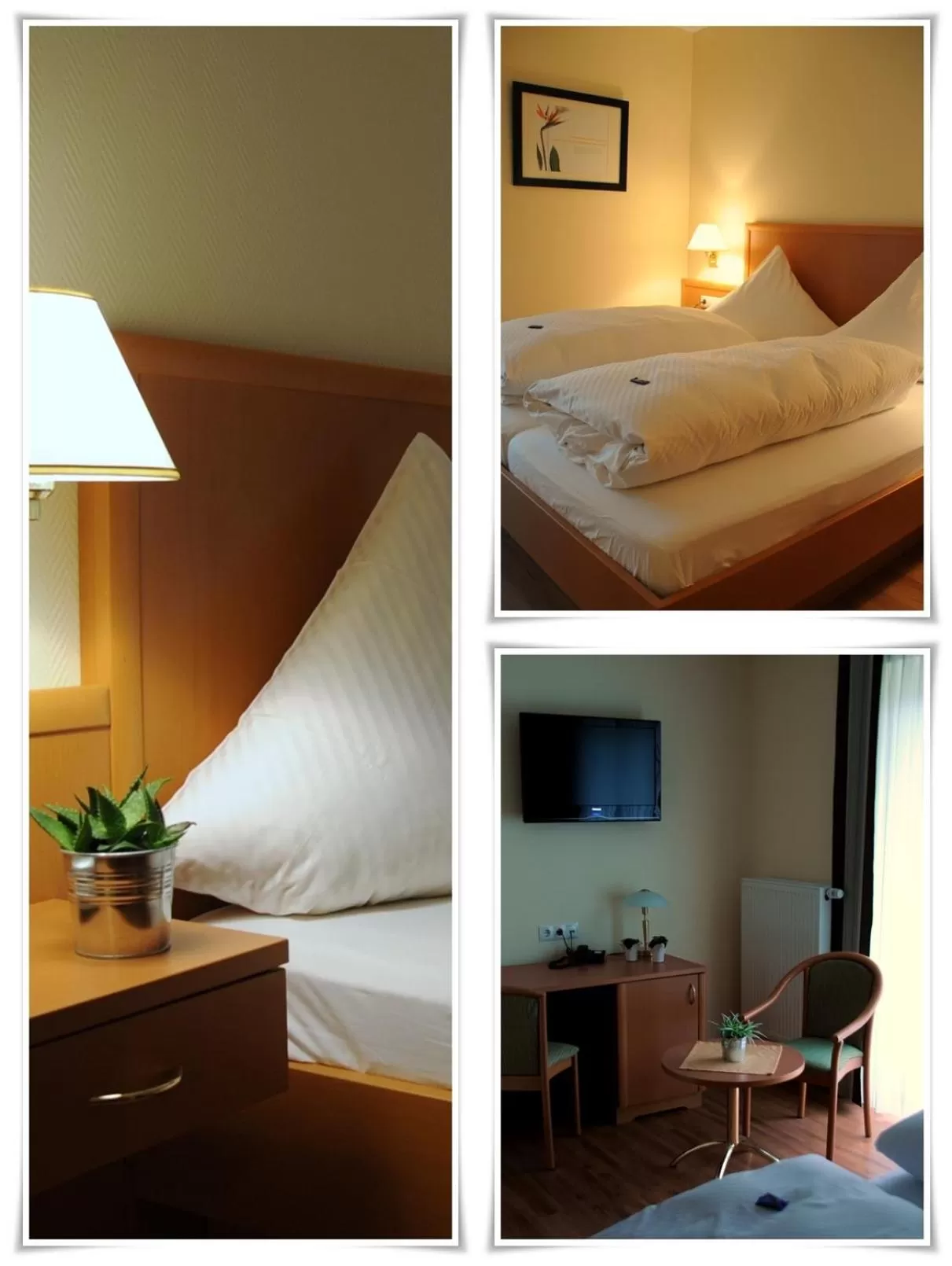 Photo of the whole room, Bed in Hotel Restaurant Bürgerklause Tapken