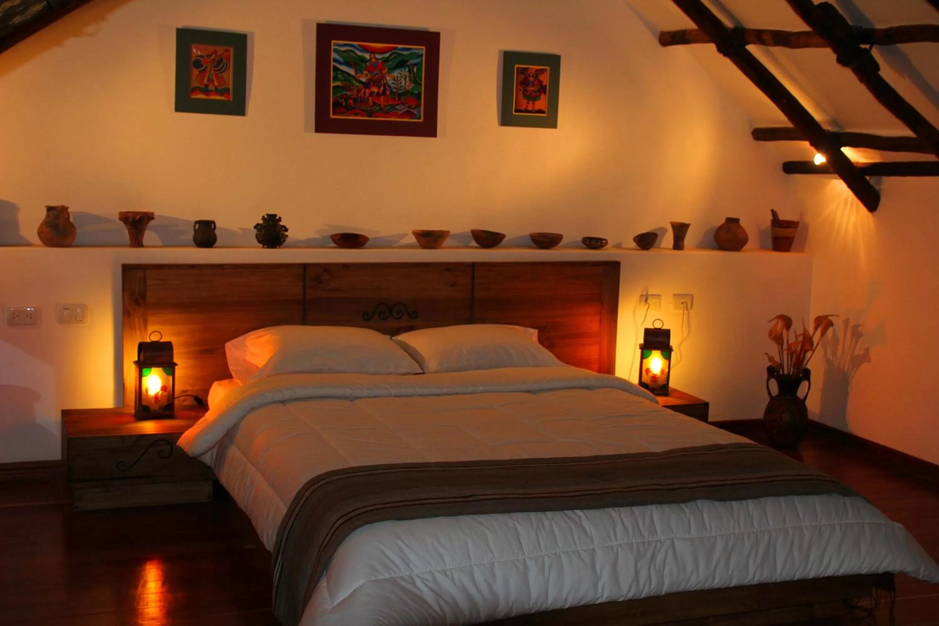 Bed in Patio de Piedra Hotel Boutique