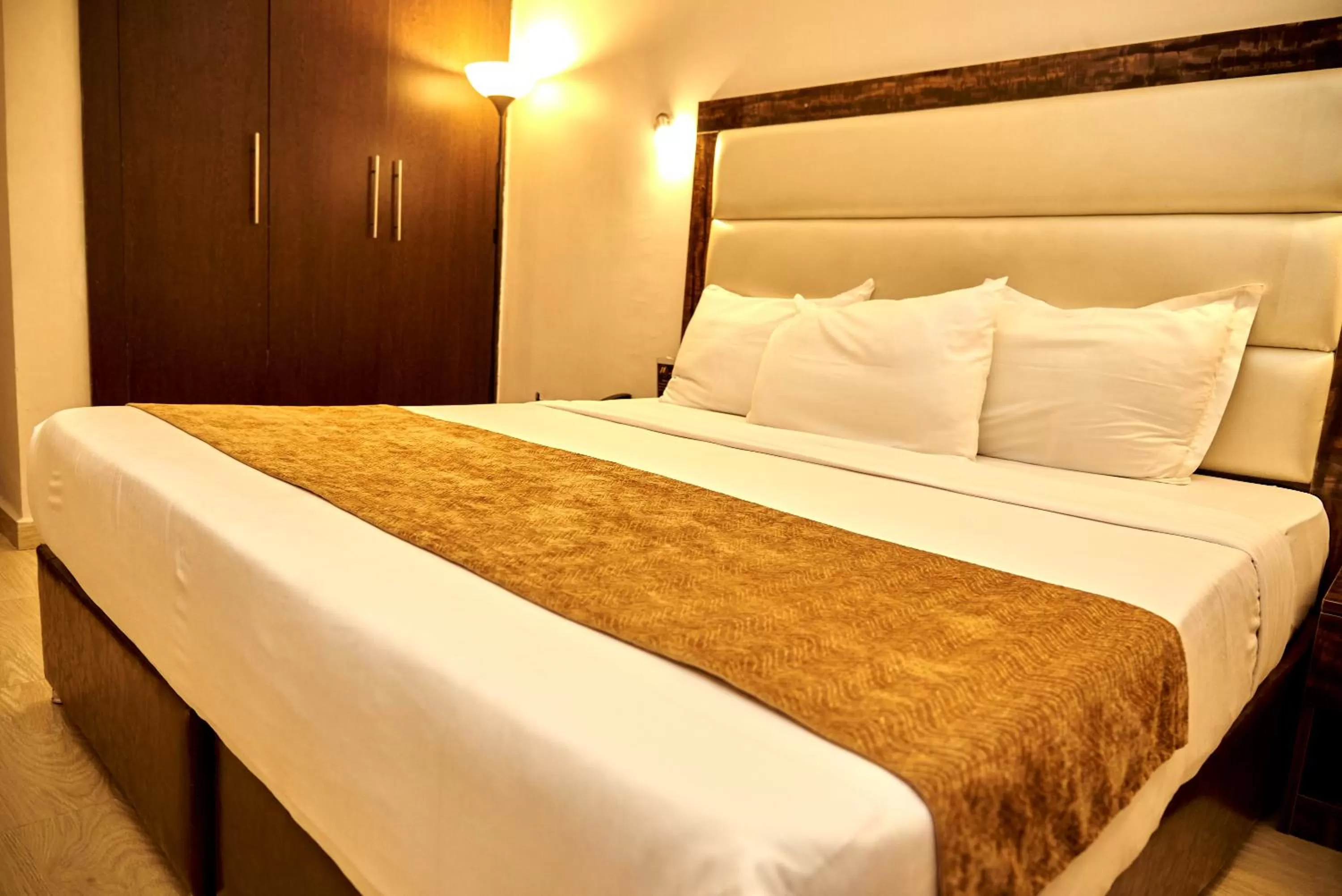 Bed in MayFair Hotel Maitama Abuja