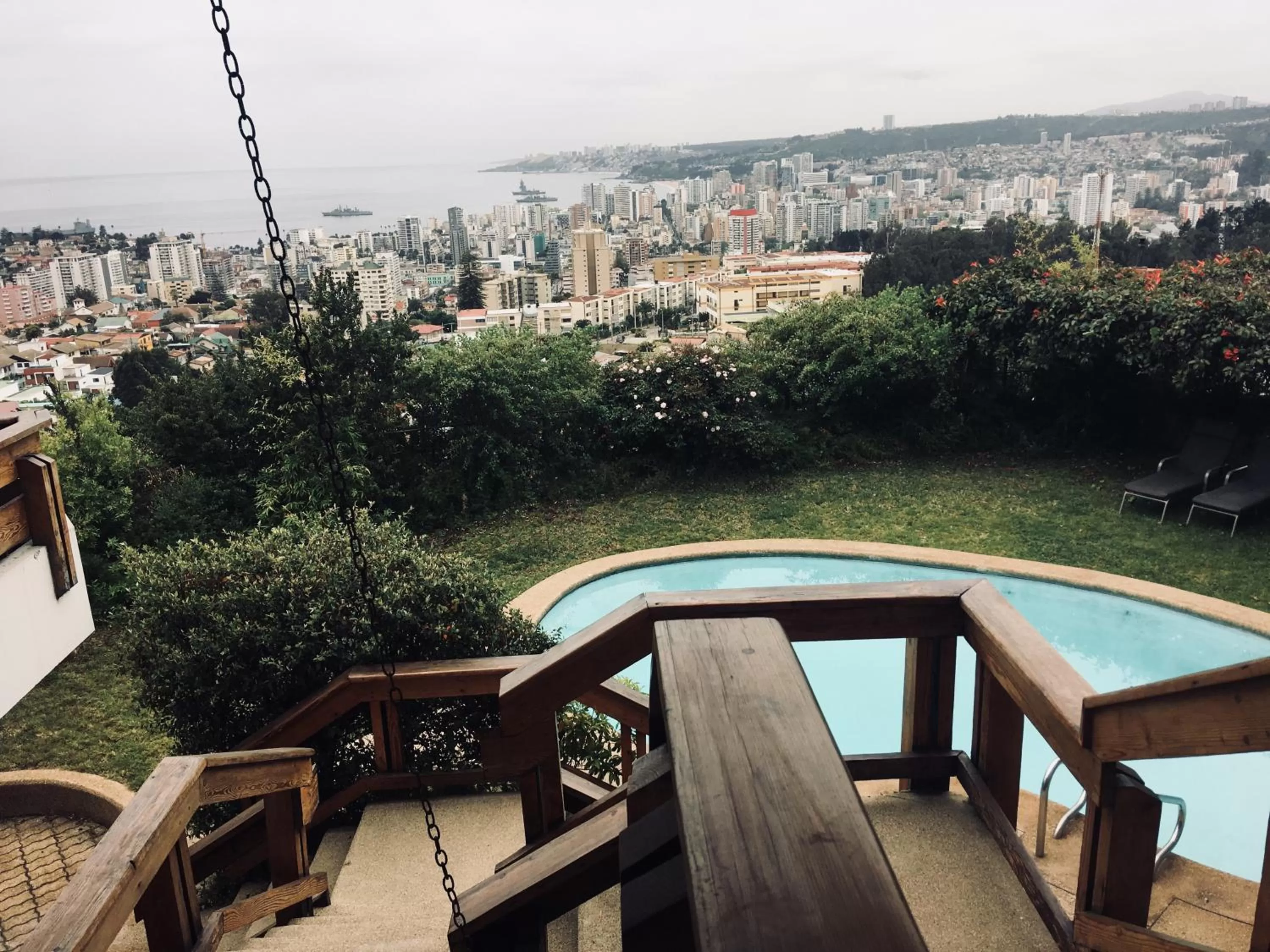 City view, Balcony/Terrace in My Father's House Bed & Breakfast